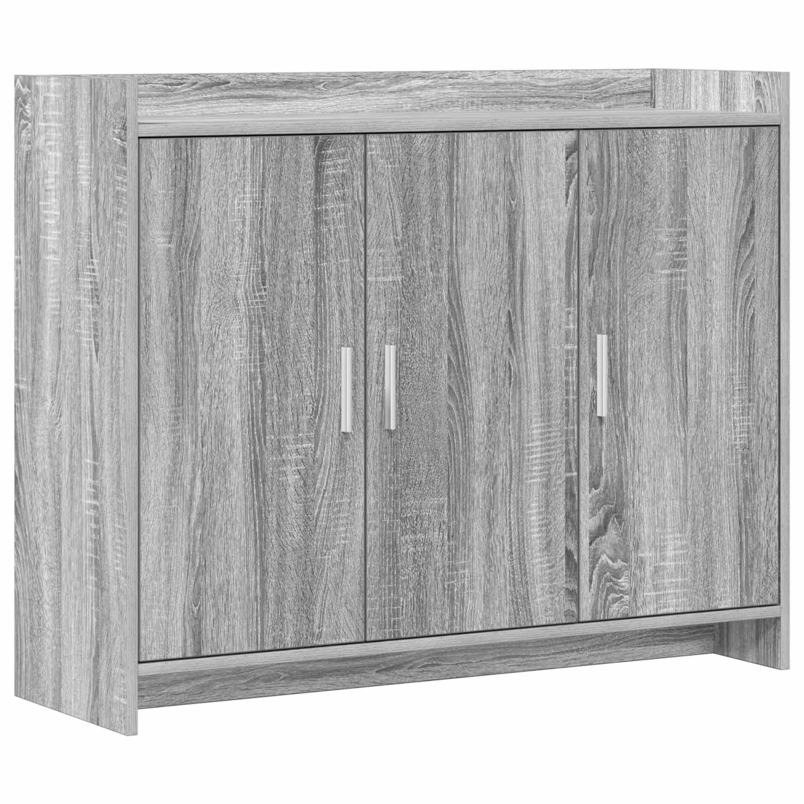 vidaXL Dressoir Wit 98,5 x 33 x 80 cm Bewerkt hout