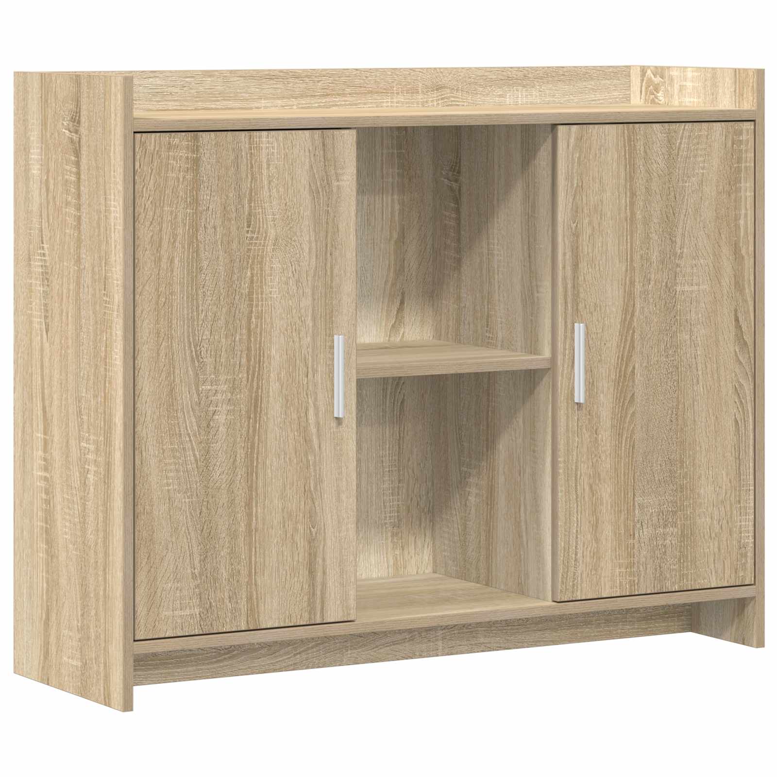 vidaXL Dressoir Wit 98,5 x 33 x 80 cm Bewerkt hout
