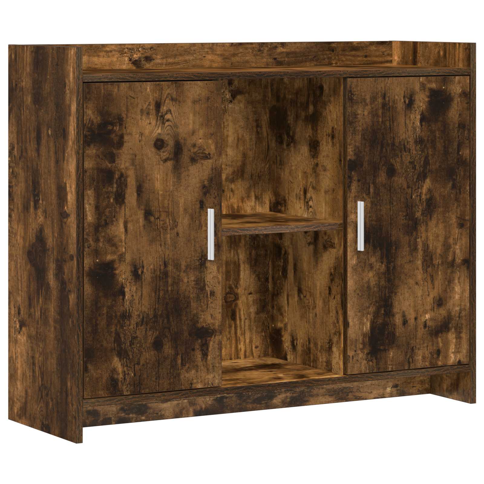vidaXL Dressoir Wit 98,5 x 33 x 80 cm Bewerkt hout