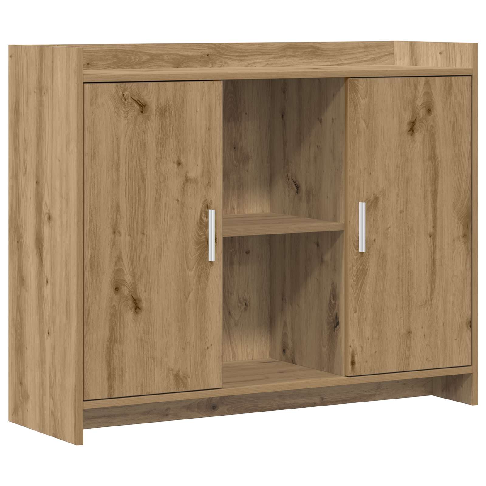 vidaXL Dressoir Wit 98,5 x 33 x 80 cm Bewerkt hout