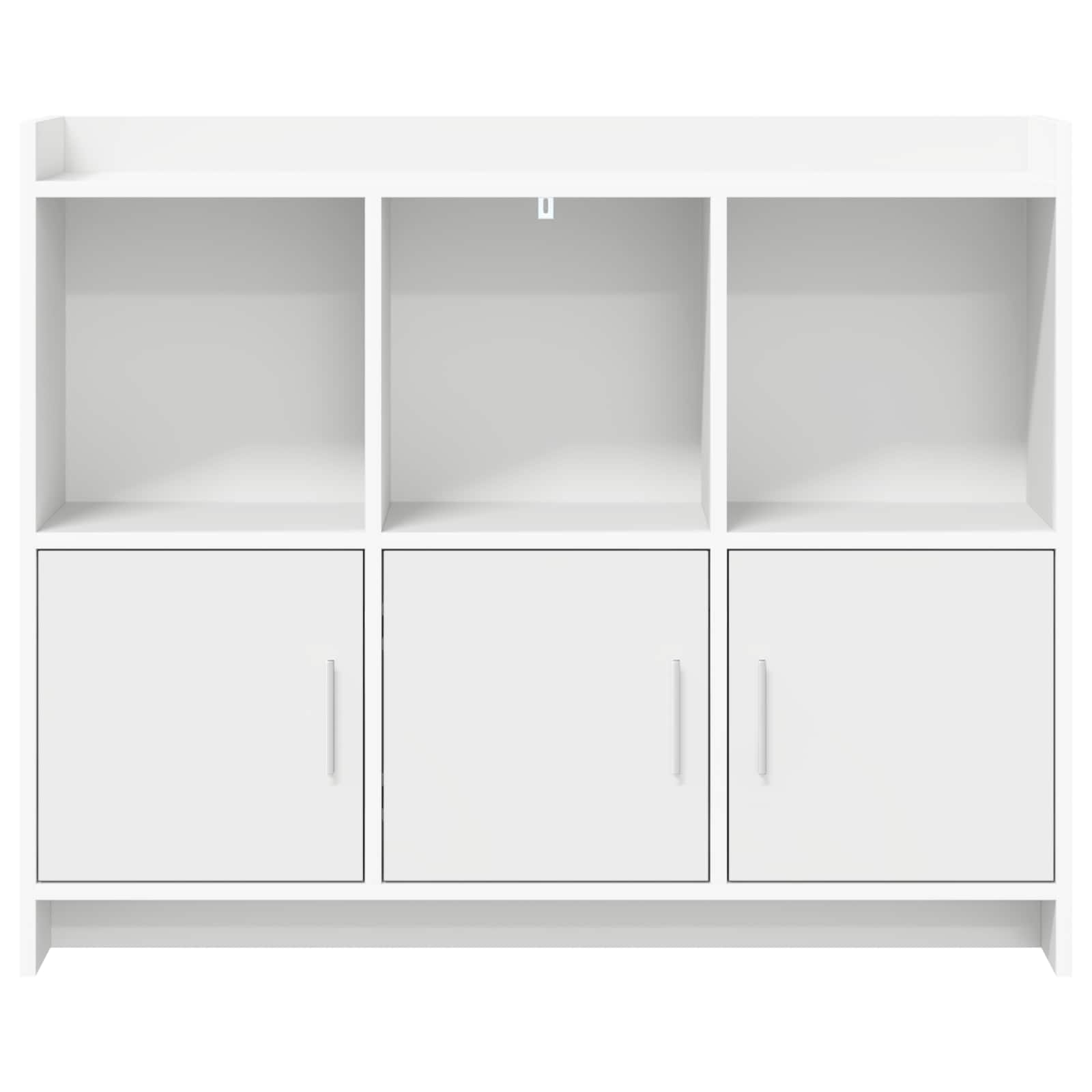vidaXL Dressoir Wit 98,5 x 33 x 80 cm Bewerkt hout