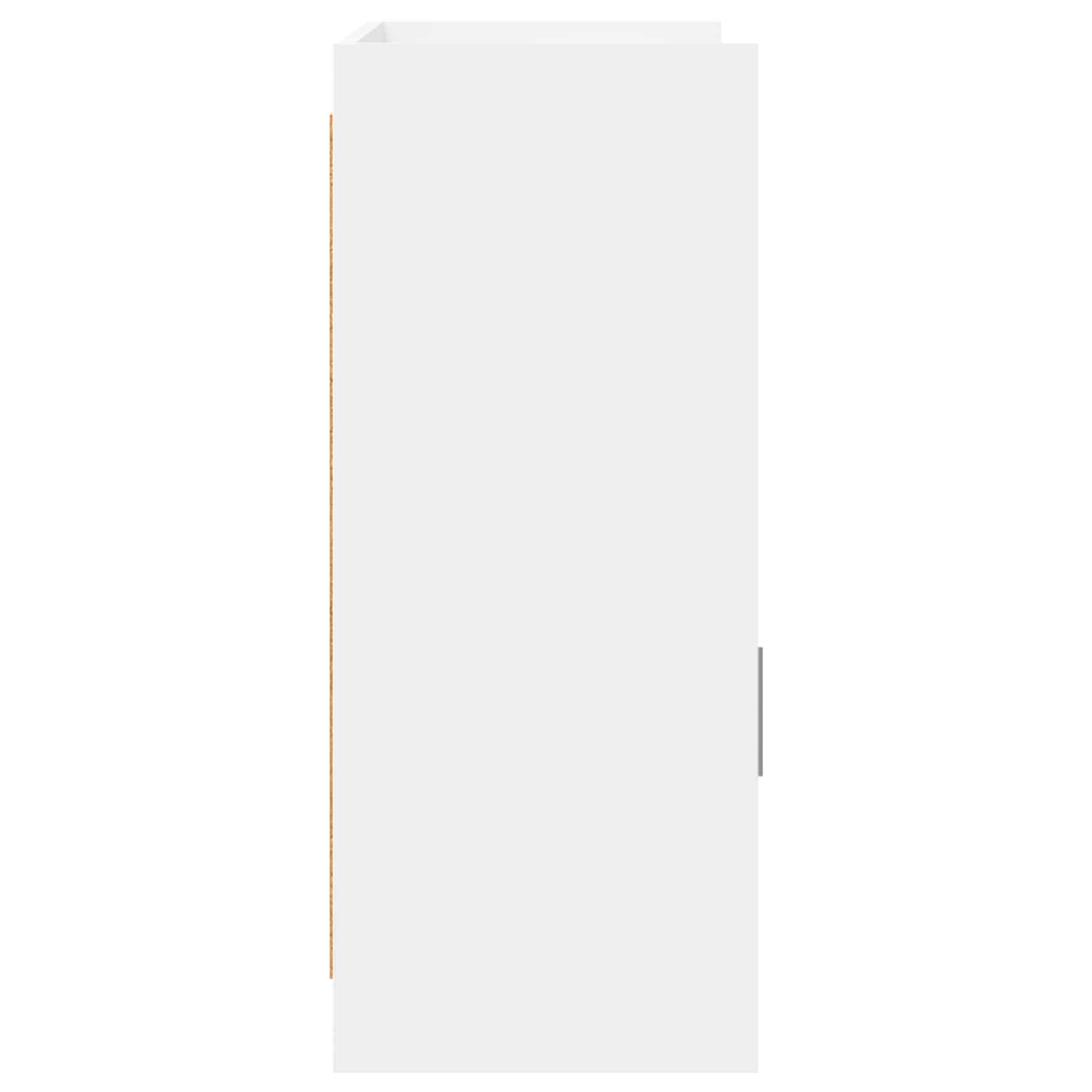 vidaXL Dressoir Wit 98,5 x 33 x 80 cm Bewerkt hout