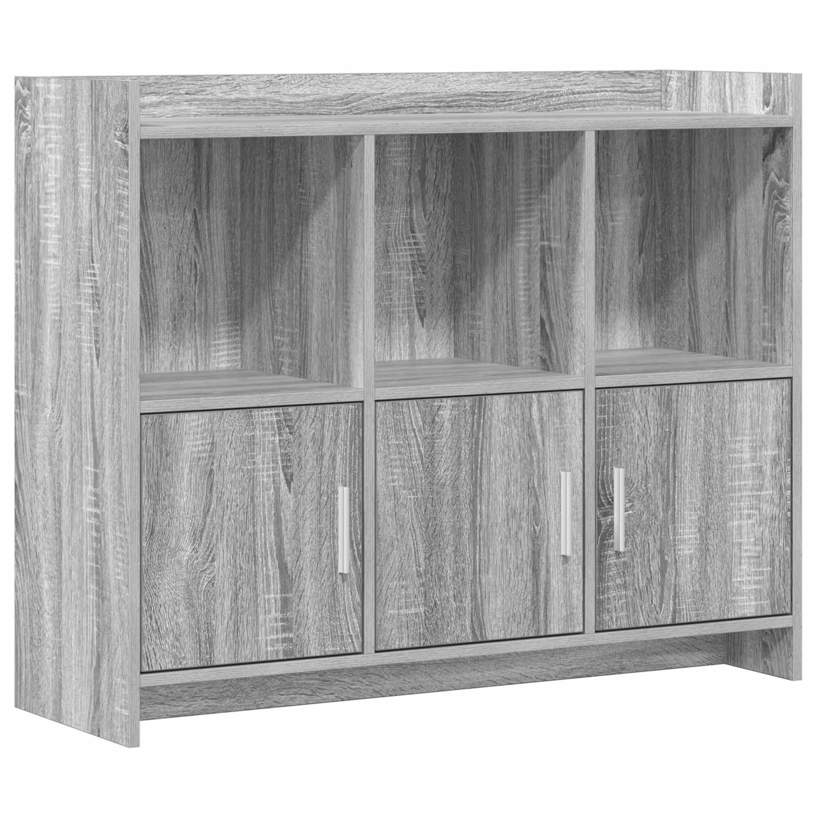 vidaXL Dressoir Wit 98,5 x 33 x 80 cm Bewerkt hout