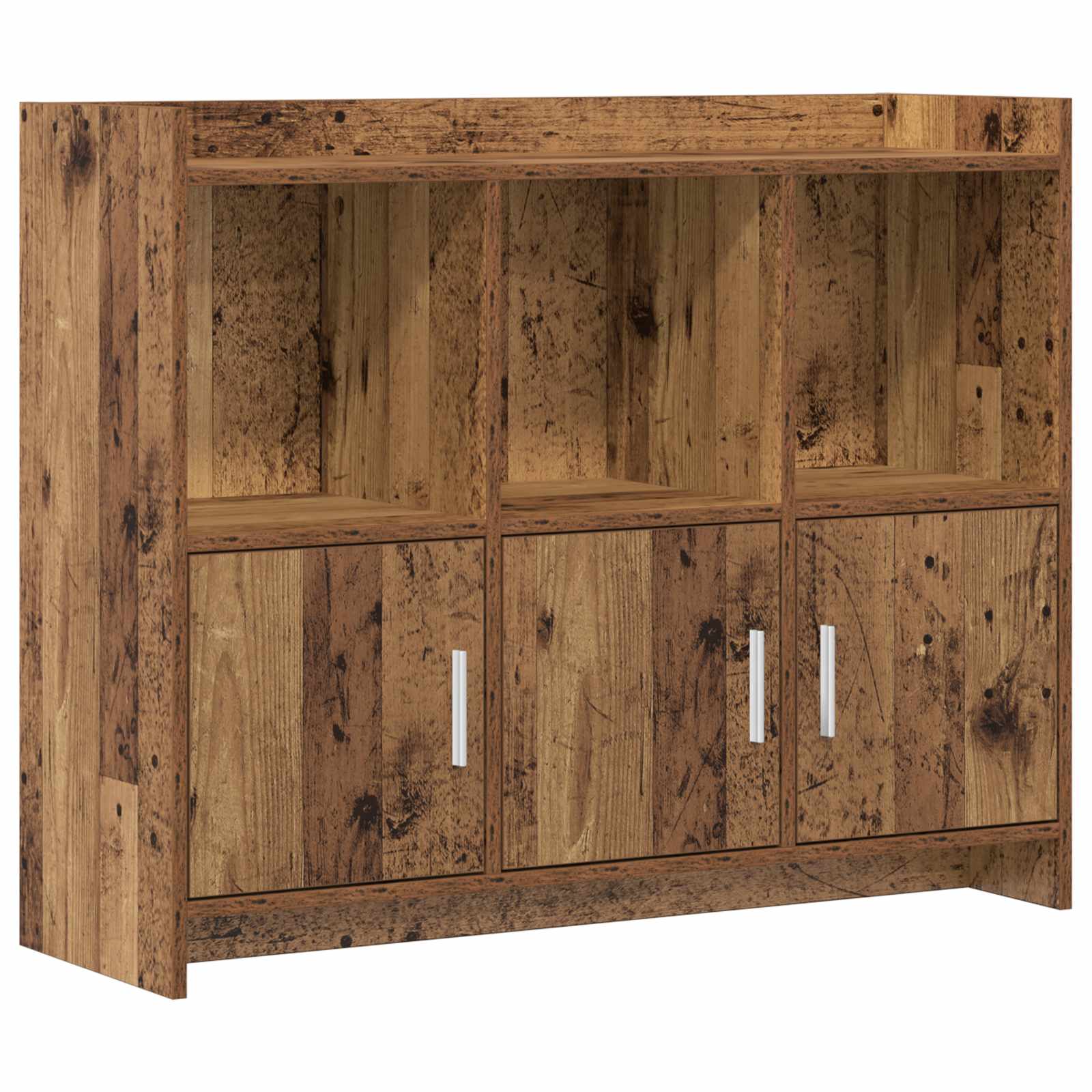 vidaXL Dressoir Wit 98,5 x 33 x 80 cm Bewerkt hout