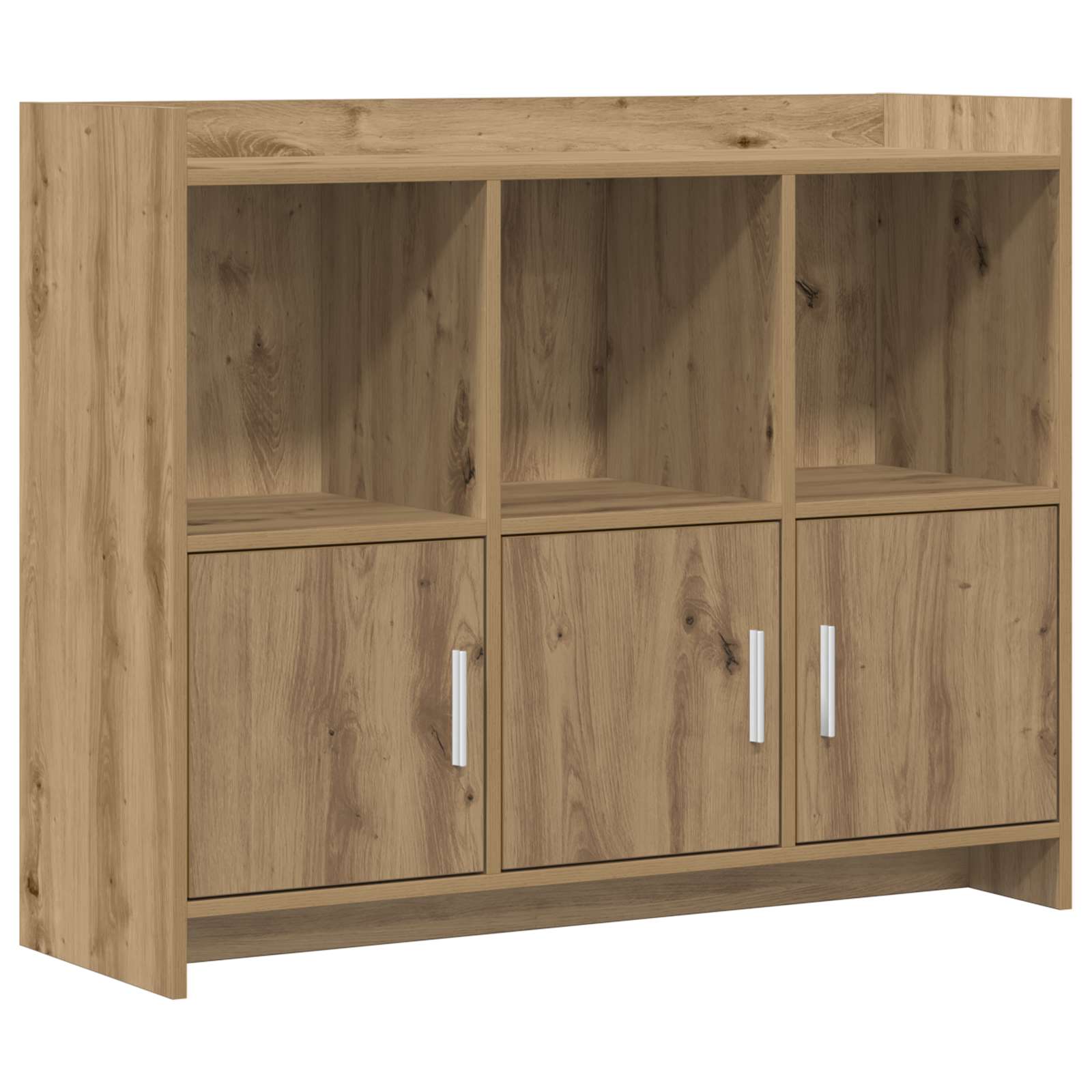 vidaXL Dressoir Wit 98,5 x 33 x 80 cm Bewerkt hout