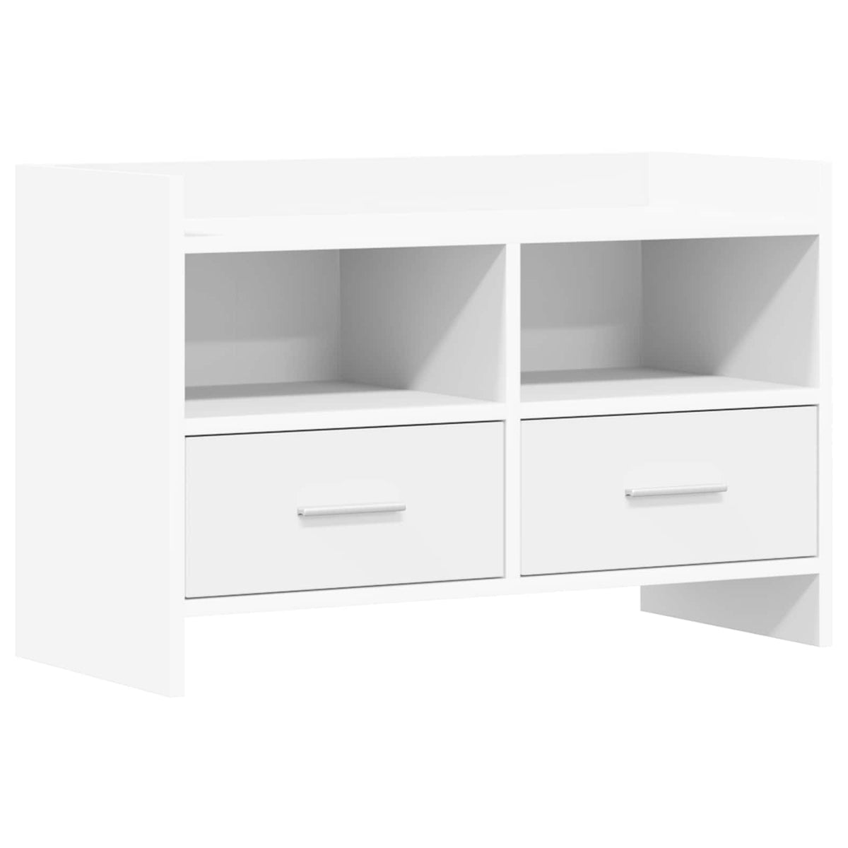 vidaXL TV-kast 71,5 x 33 x 47 cm Wit Bewerkt hout