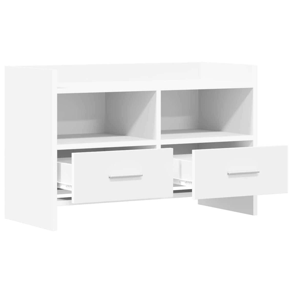 vidaXL TV-kast 71,5 x 33 x 47 cm Wit Bewerkt hout