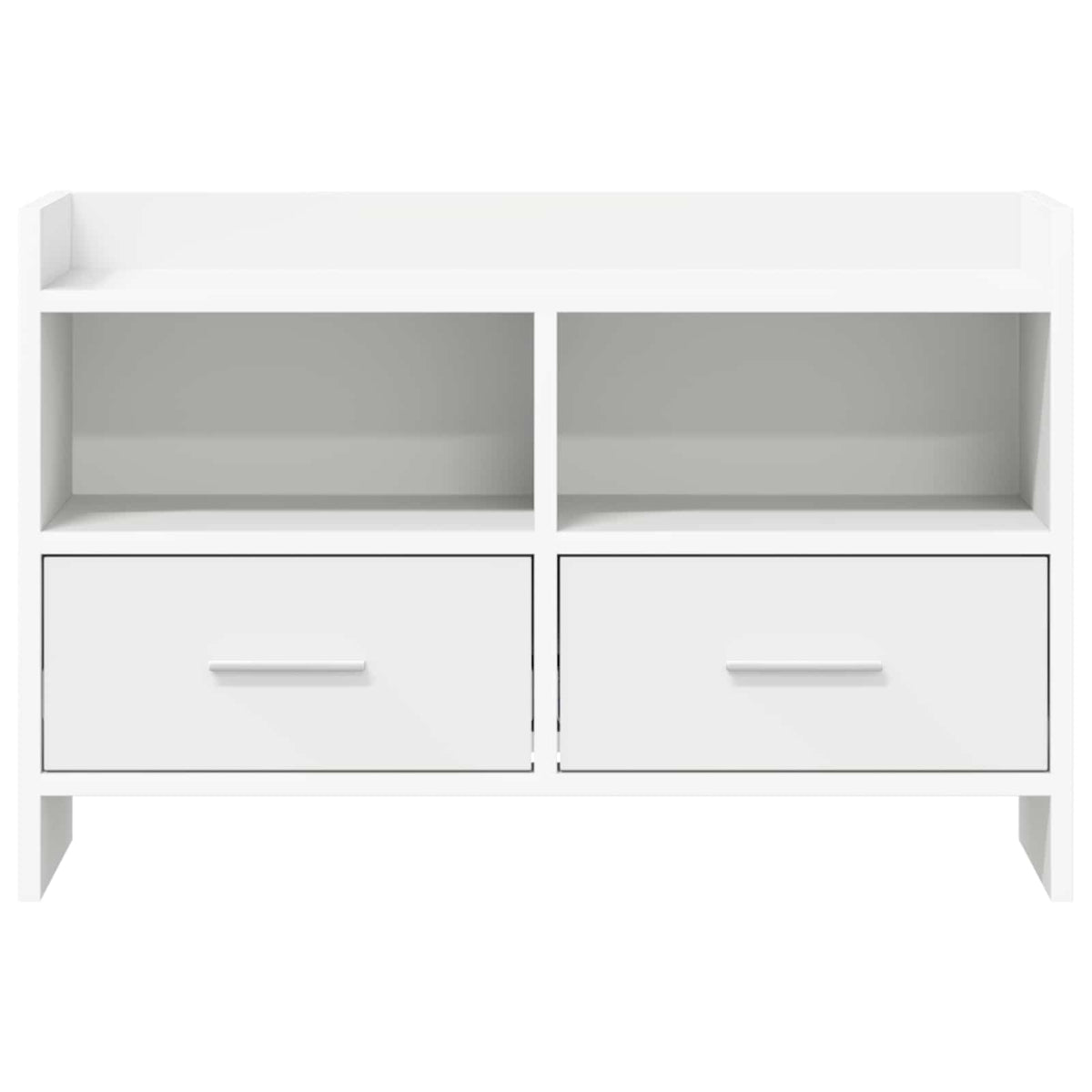 vidaXL TV-kast 71,5 x 33 x 47 cm Wit Bewerkt hout
