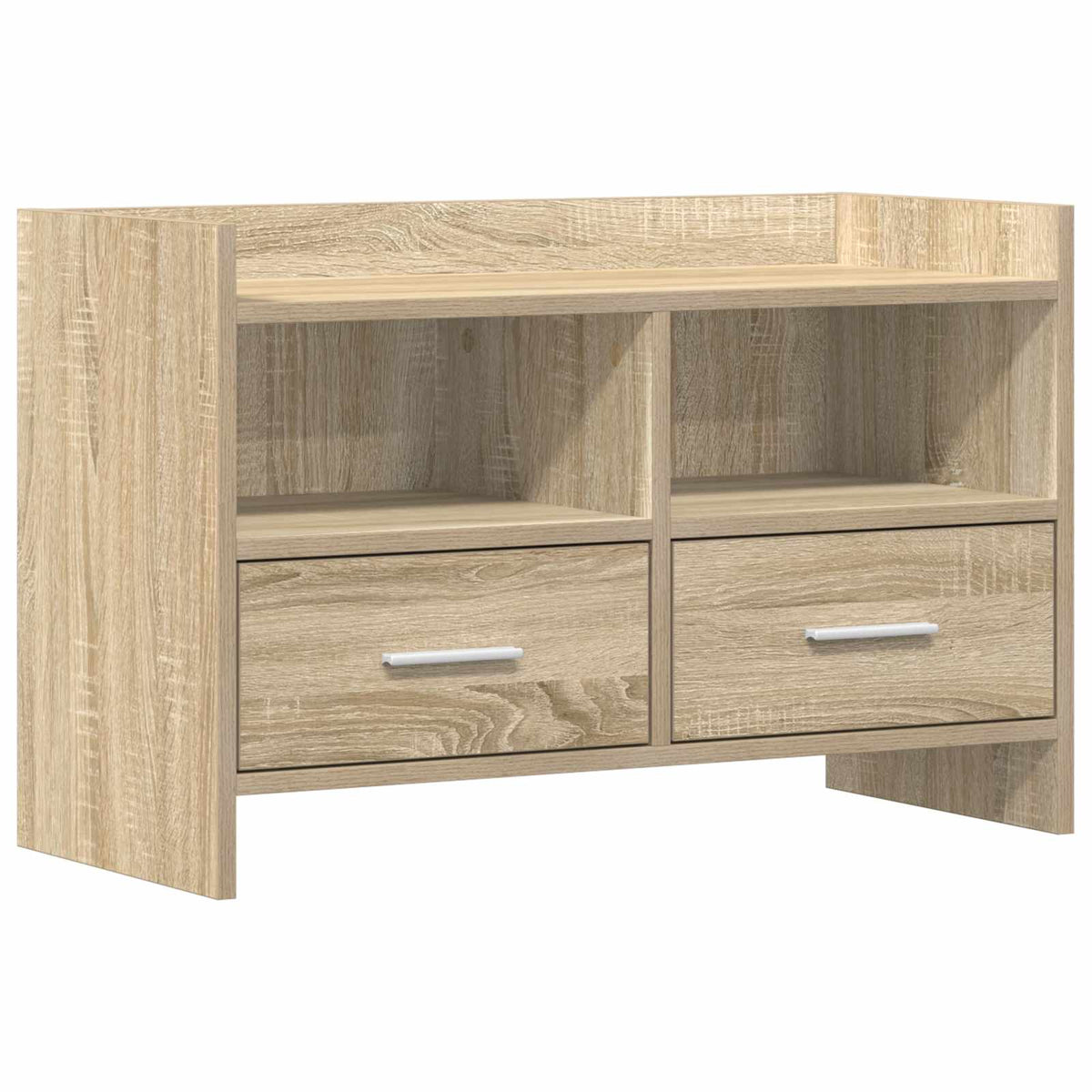 vidaXL TV-kast 71,5 x 33 x 47 cm Wit Bewerkt hout