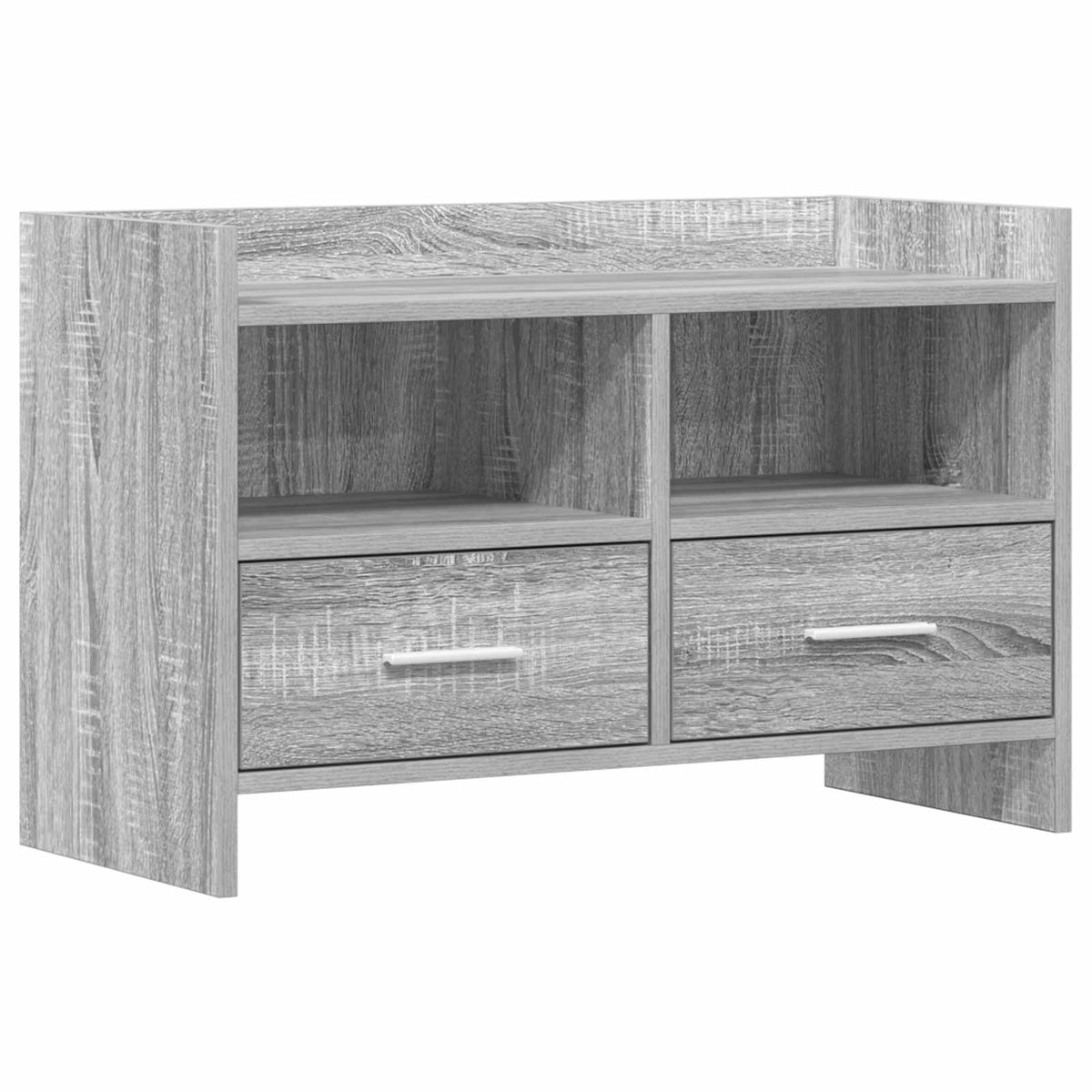vidaXL TV-kast 71,5 x 33 x 47 cm Wit Bewerkt hout
