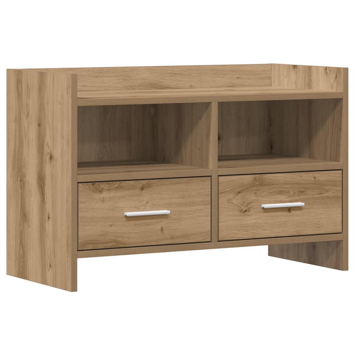 vidaXL TV-kast 71,5 x 33 x 47 cm Wit Bewerkt hout