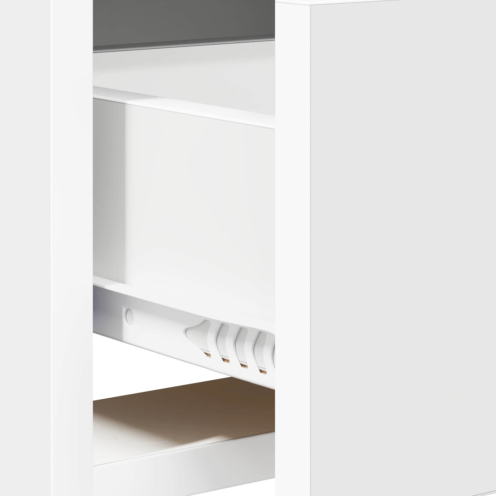 vidaXL TV-kast 100 x 33 x 47 cm Wit Bewerkt hout