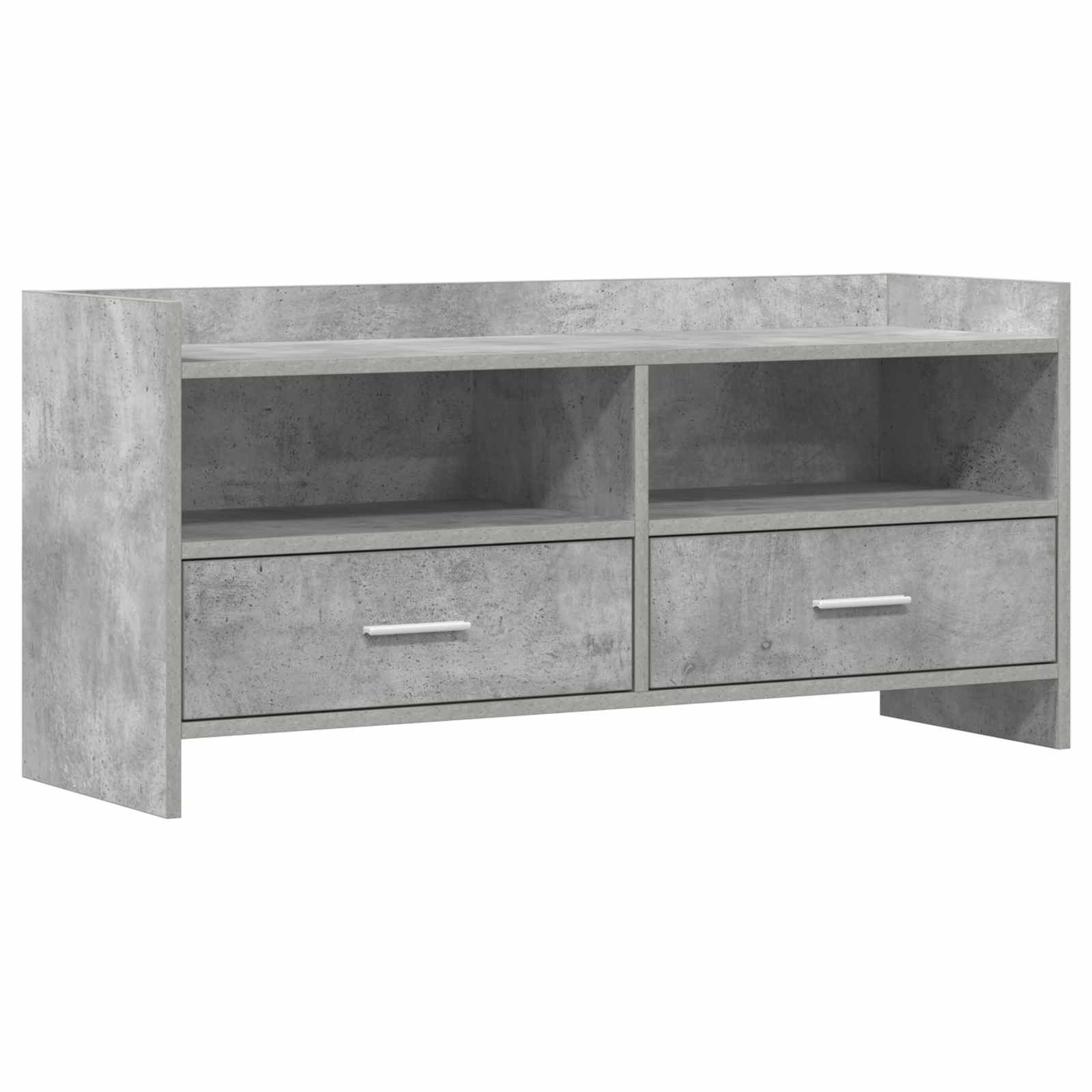 vidaXL TV-kast 100 x 33 x 47 cm Wit Bewerkt hout