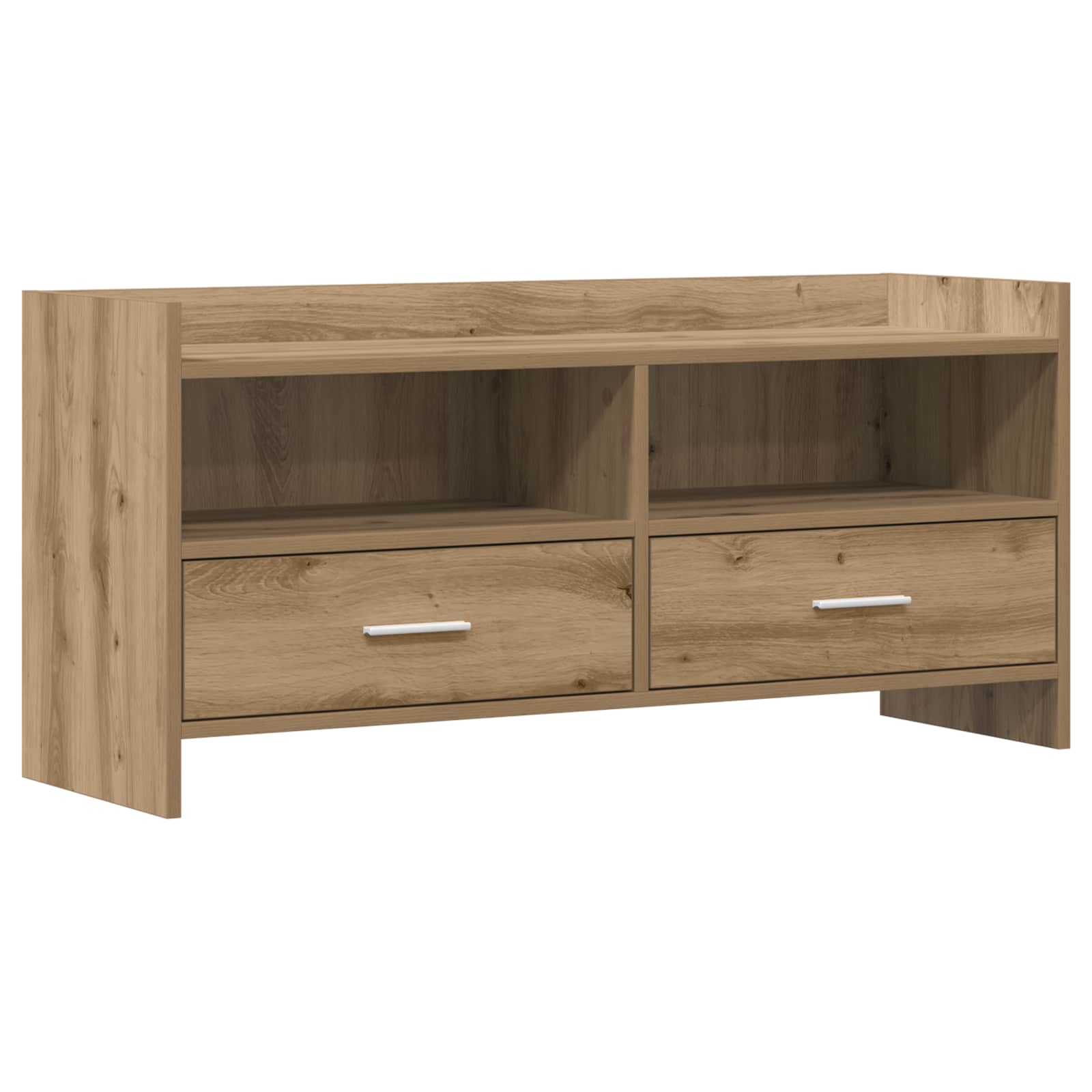 vidaXL TV-kast 100 x 33 x 47 cm Wit Bewerkt hout