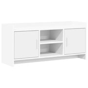 vidaXL TV-kast 102 x 33 x 47 cm Wit Bewerkt hout