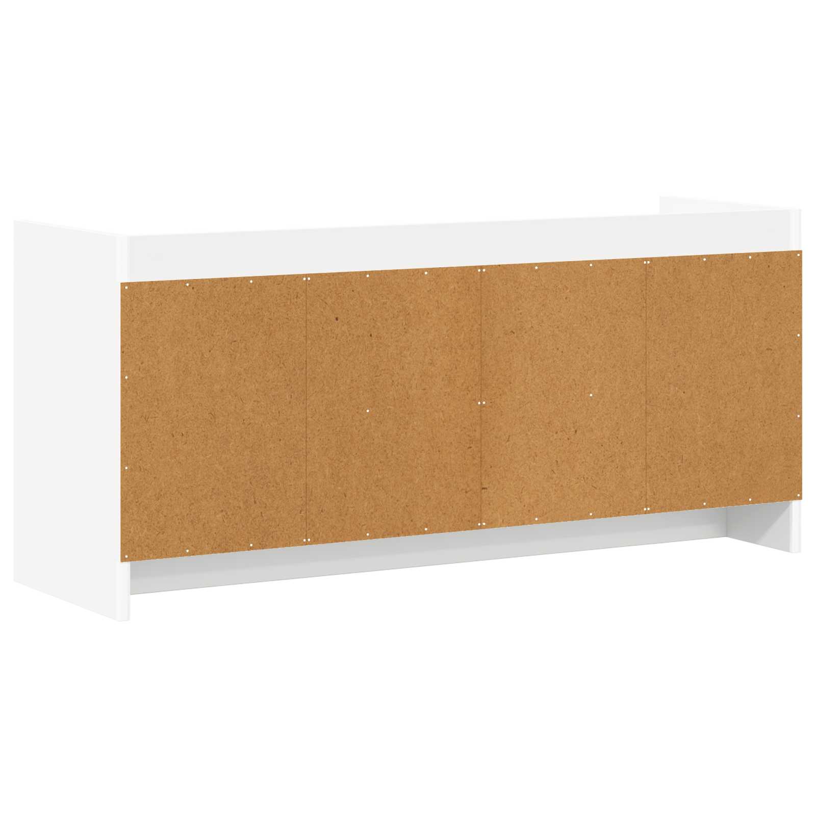 vidaXL TV-kast 102 x 33 x 47 cm Wit Bewerkt hout
