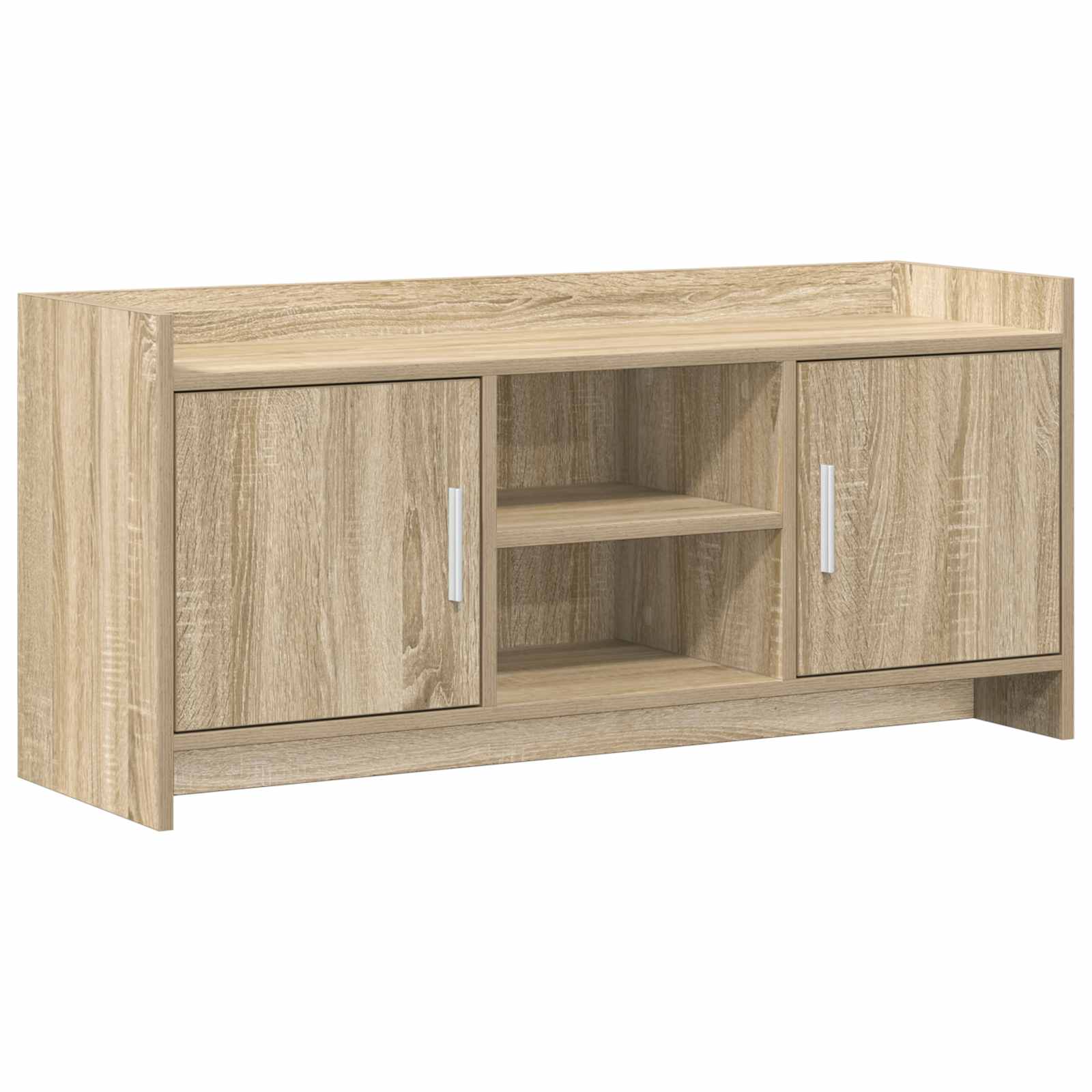 vidaXL TV-kast 102 x 33 x 47 cm Wit Bewerkt hout