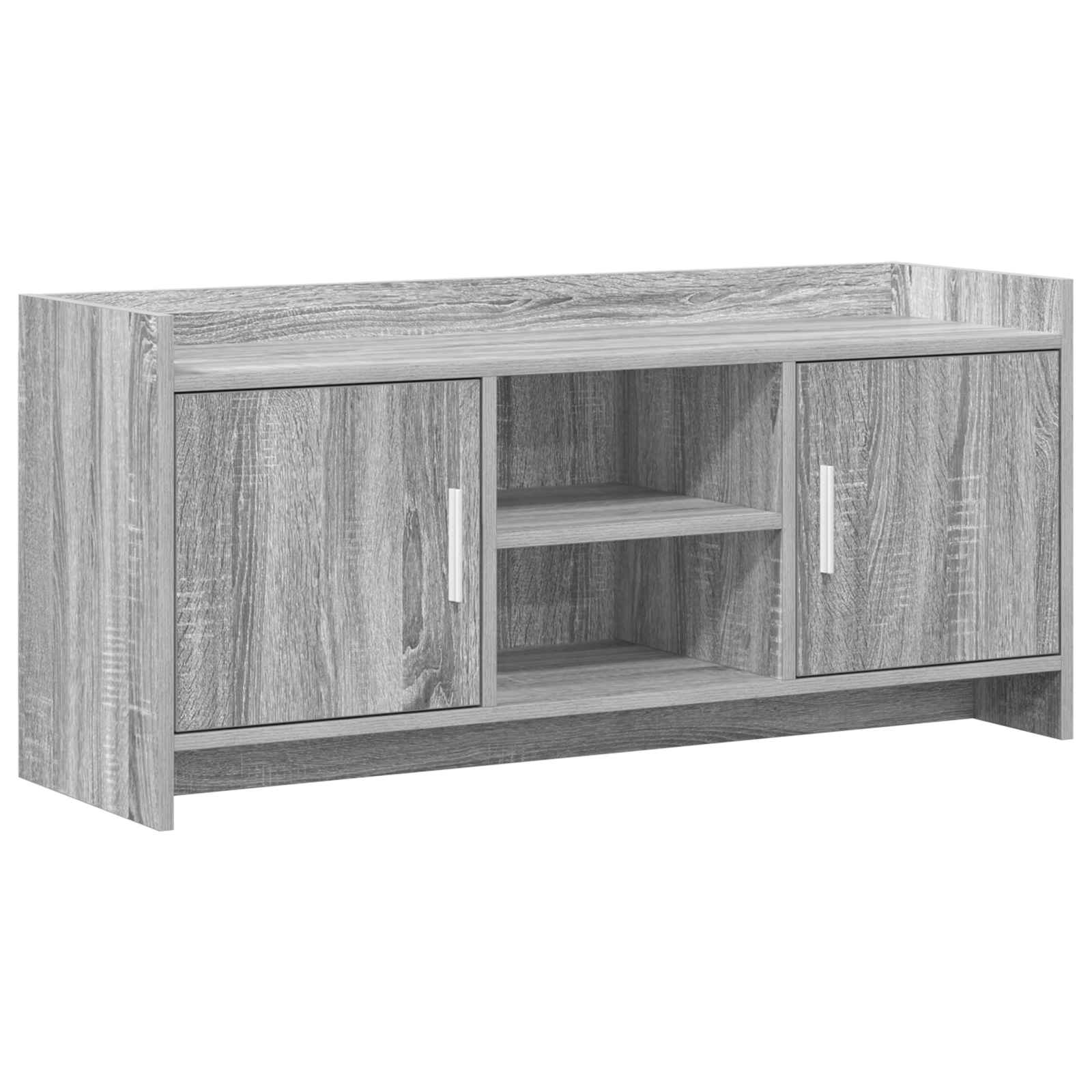 vidaXL TV-kast 102 x 33 x 47 cm Wit Bewerkt hout
