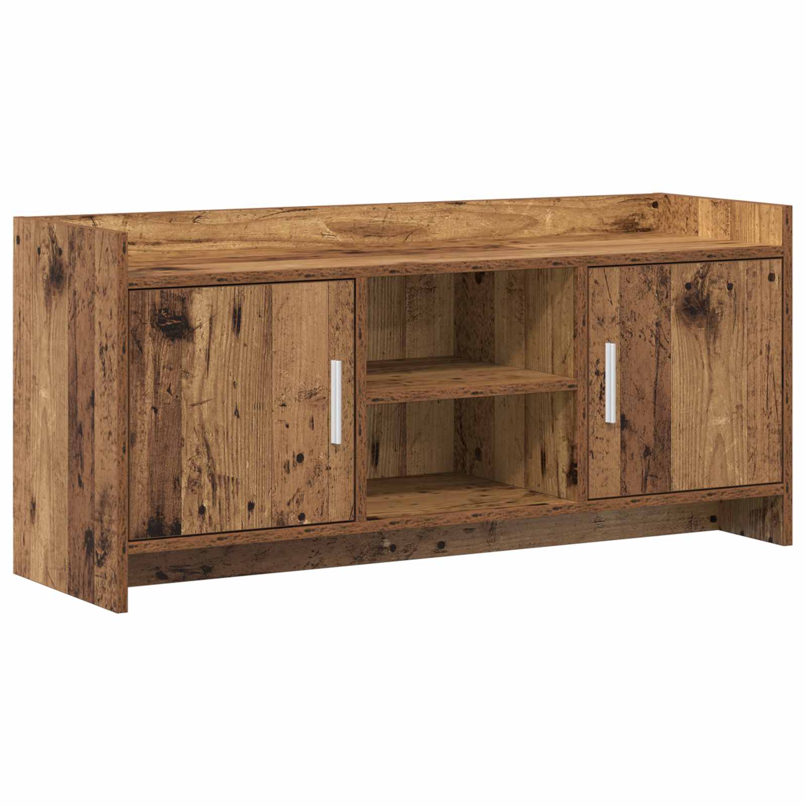 vidaXL TV-kast 102 x 33 x 47 cm Wit Bewerkt hout