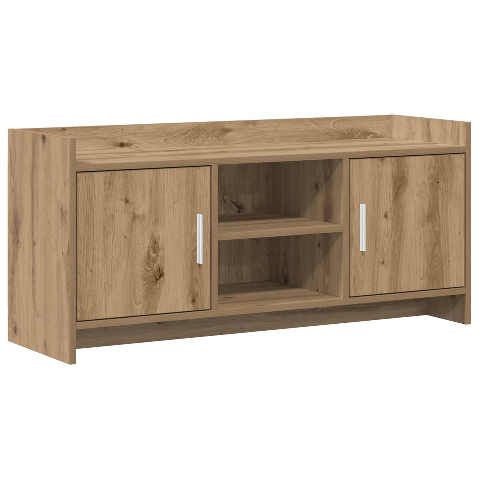 vidaXL TV-kast 102 x 33 x 47 cm Wit Bewerkt hout