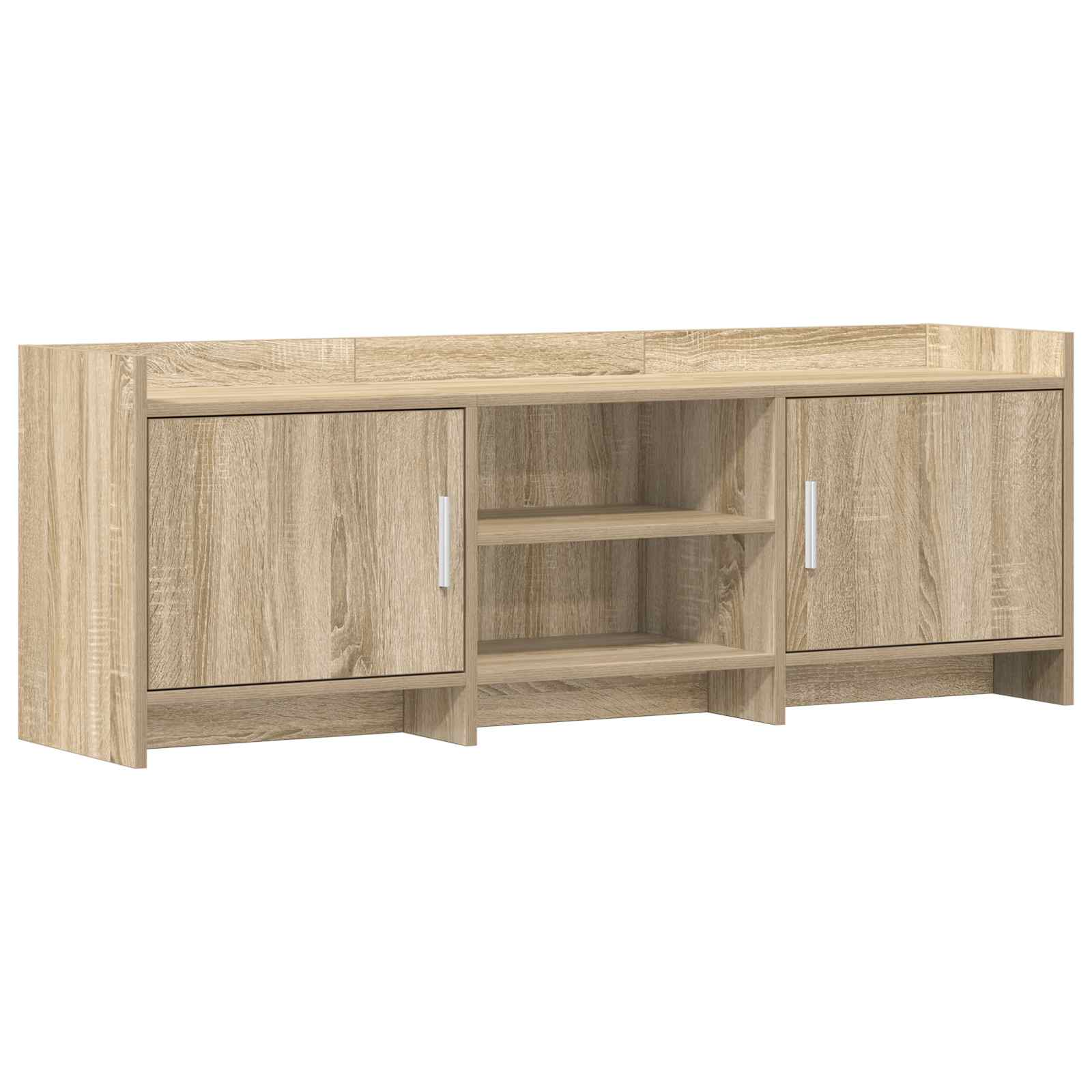 vidaXL TV-kast 102 x 33 x 47 cm Wit Bewerkt hout