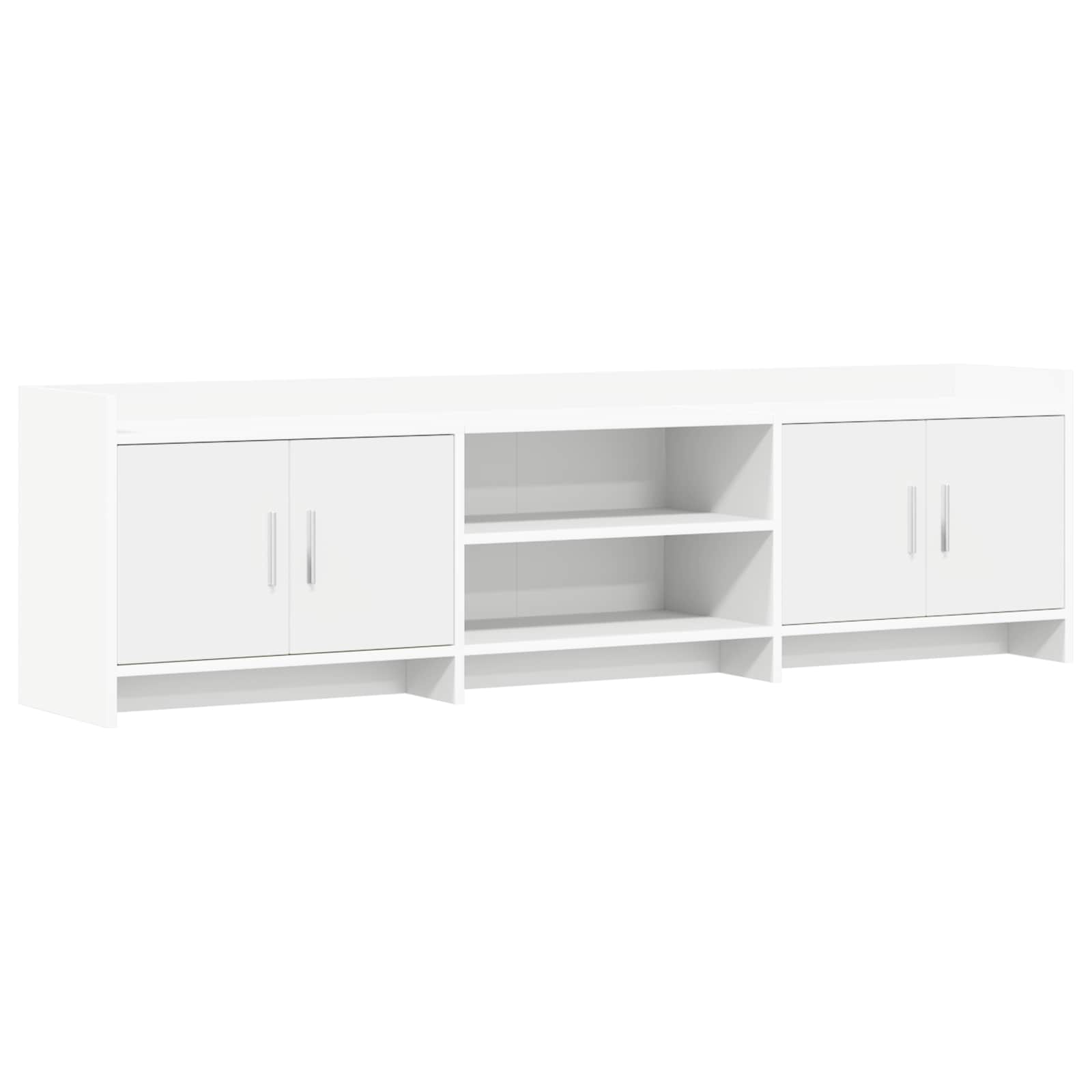 vidaXL TV-kast 102 x 33 x 47 cm Wit Bewerkt hout