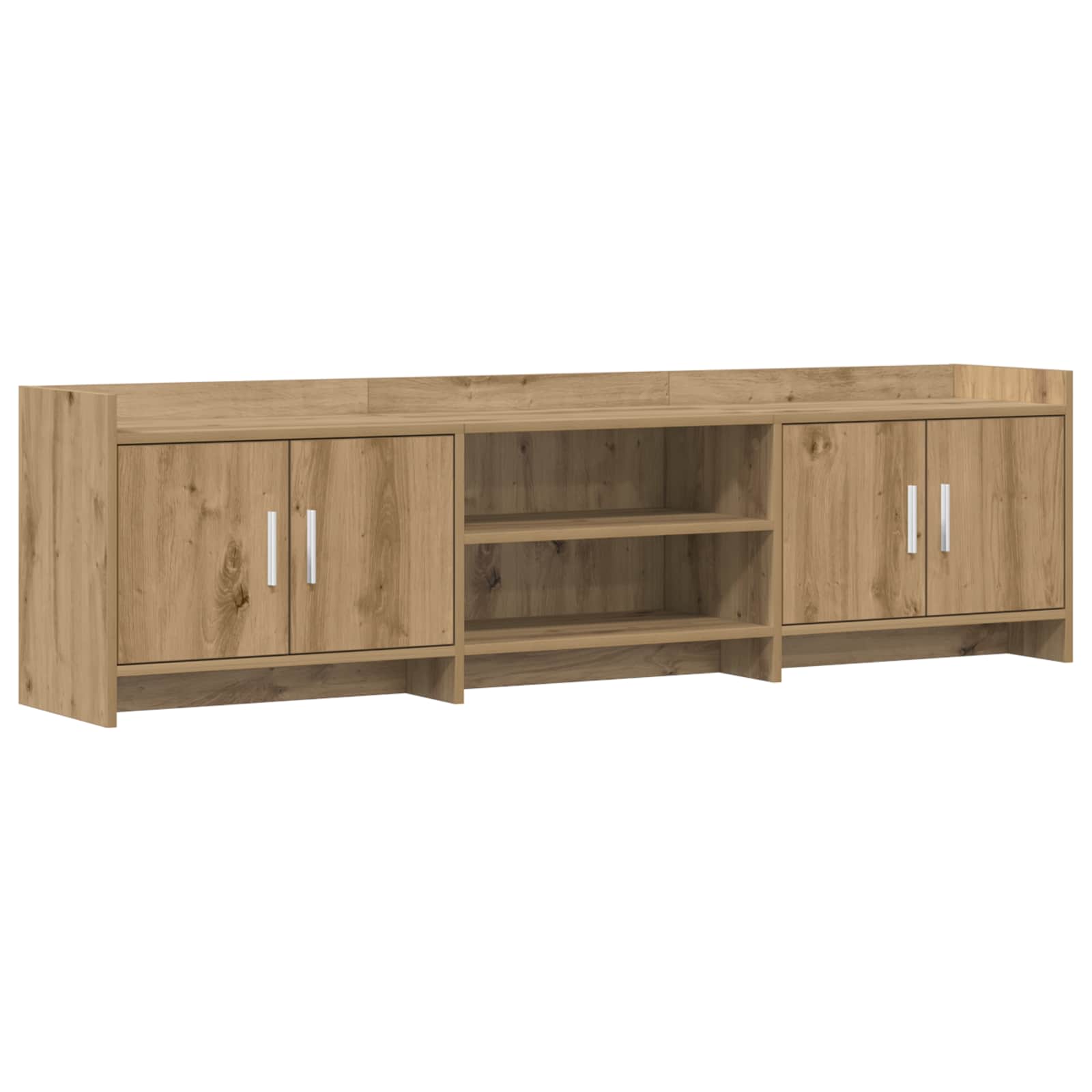 vidaXL TV-kast 102 x 33 x 47 cm Wit Bewerkt hout