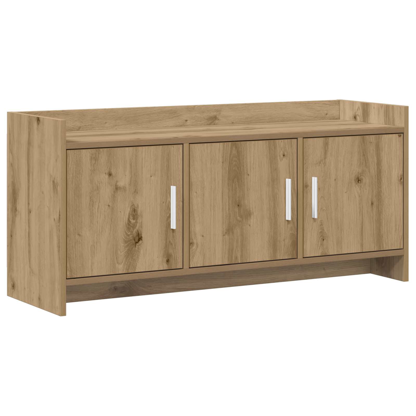 vidaXL TV-kast 102 x 33 x 47 cm Wit Bewerkt hout
