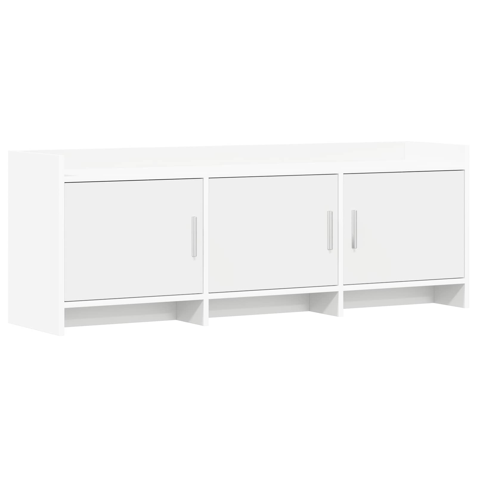 vidaXL TV-kast 102 x 33 x 47 cm Wit Bewerkt hout