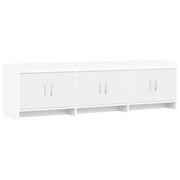 vidaXL TV-kast 168 x 33 x 47 cm Wit Bewerkt hout