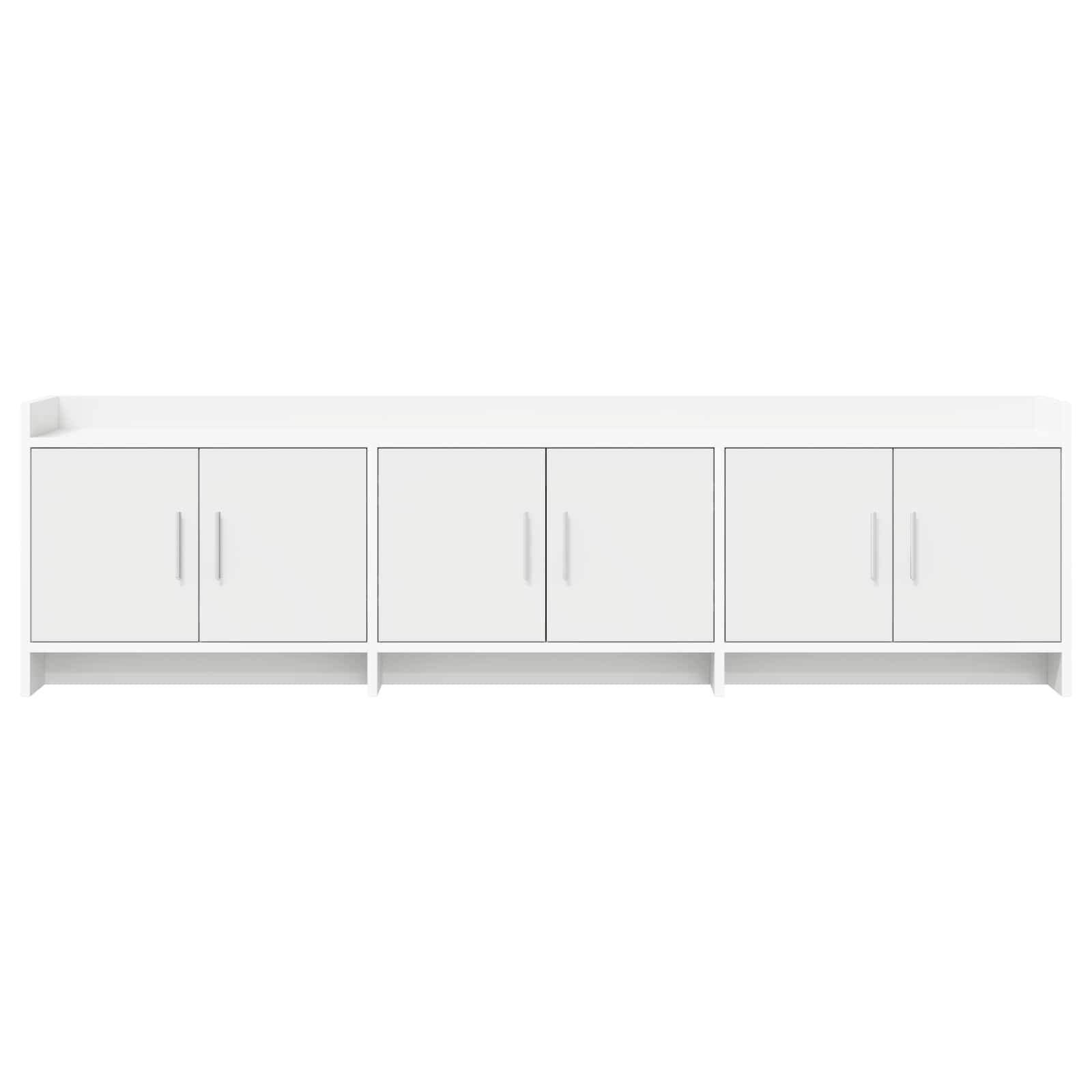 vidaXL TV-kast 168 x 33 x 47 cm Wit Bewerkt hout