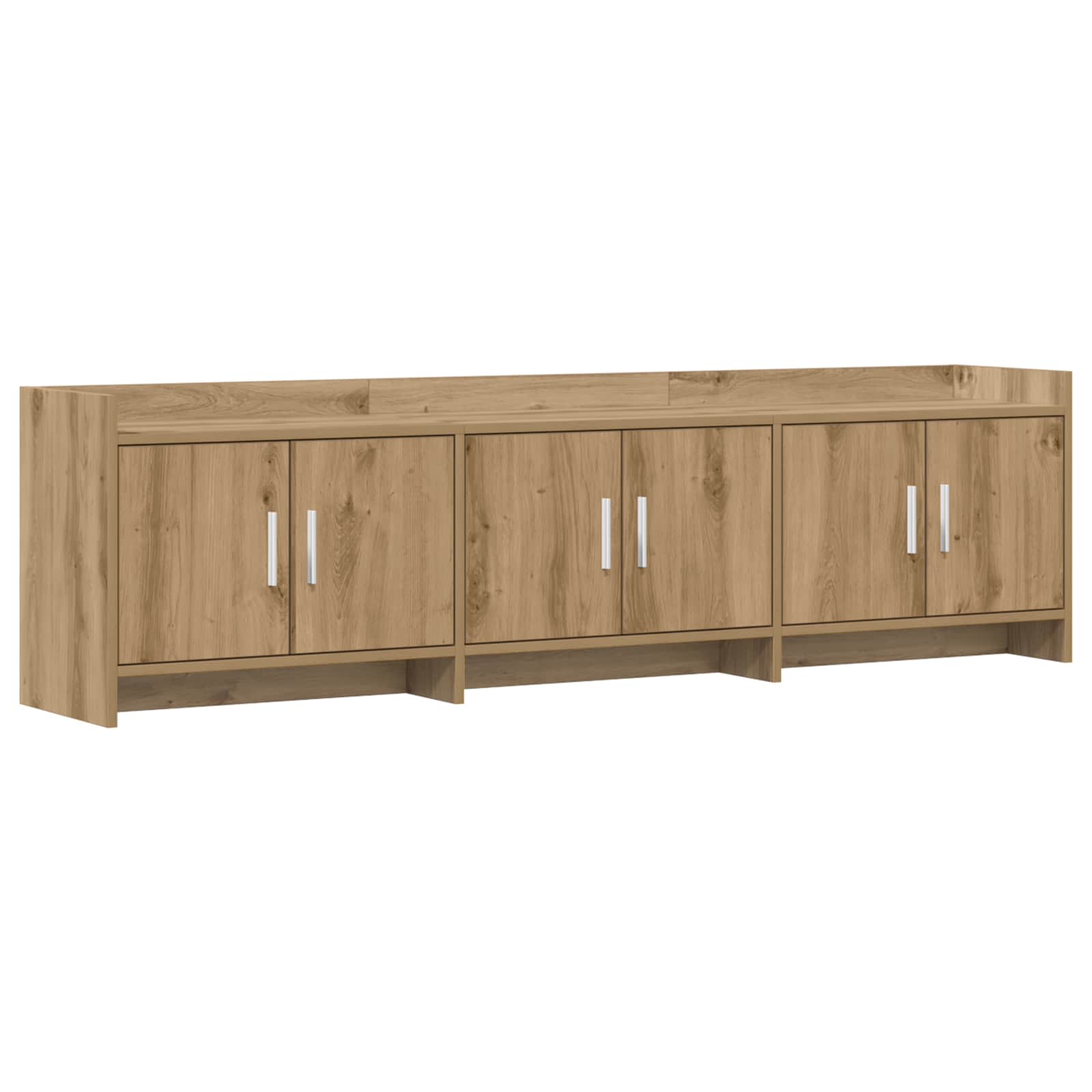 vidaXL TV-kast 168 x 33 x 47 cm Wit Bewerkt hout