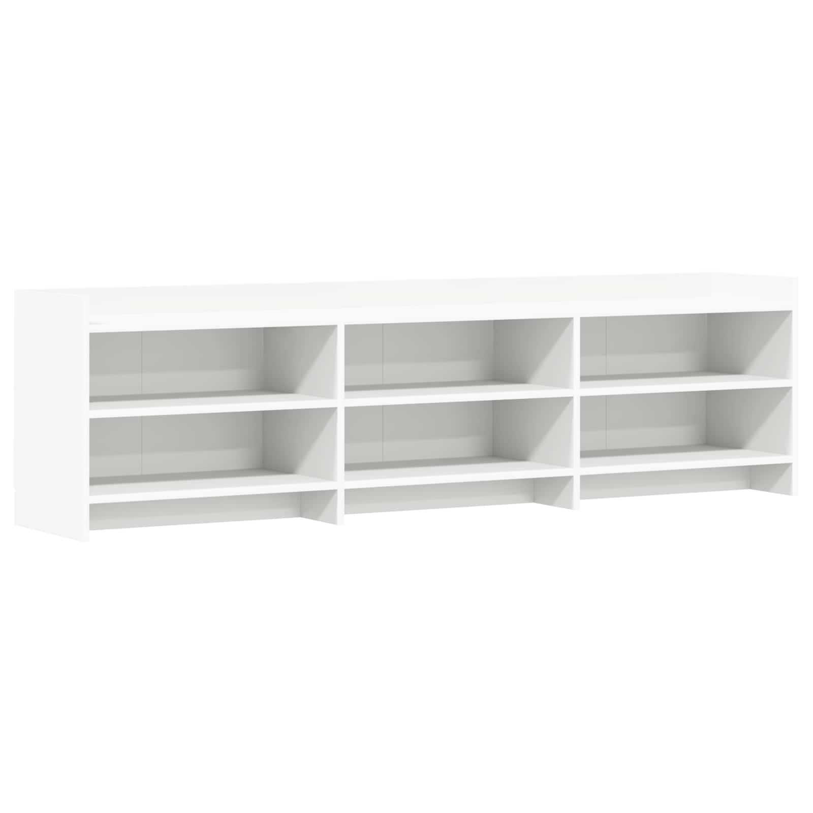 vidaXL TV-kast 60 x 33 x 47 cm Wit Bewerkt hout