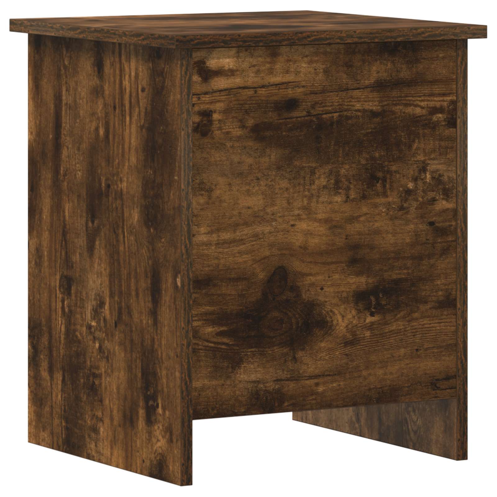 vidaXL Opbergkist met opslag Wit 40 x 40 x 50 cm Bewerkt hout