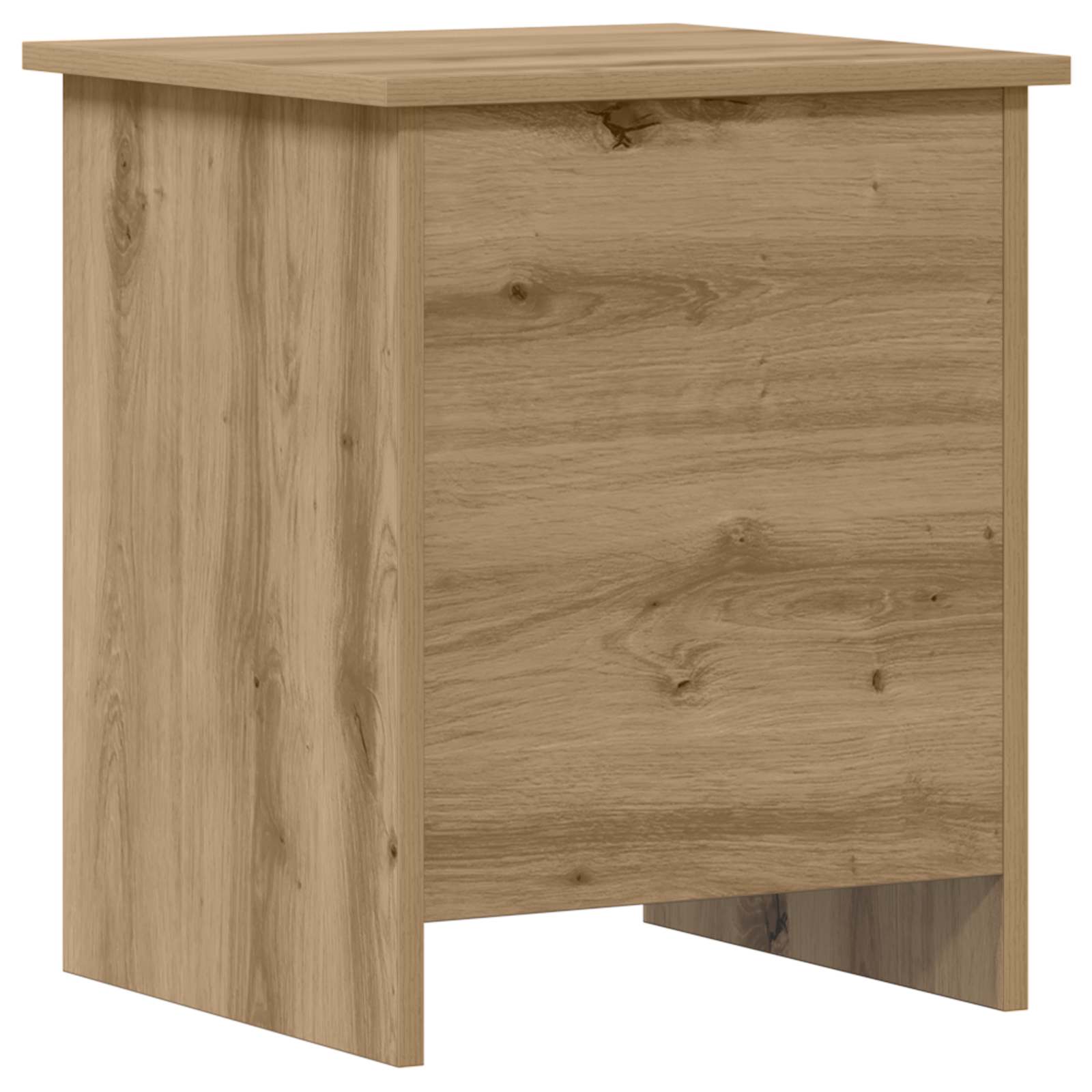 vidaXL Opbergkist met opslag Wit 40 x 40 x 50 cm Bewerkt hout