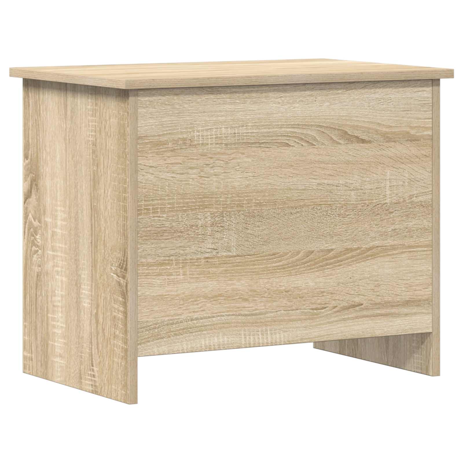 vidaXL Opbergkist met opslag Wit 40 x 40 x 50 cm Bewerkt hout