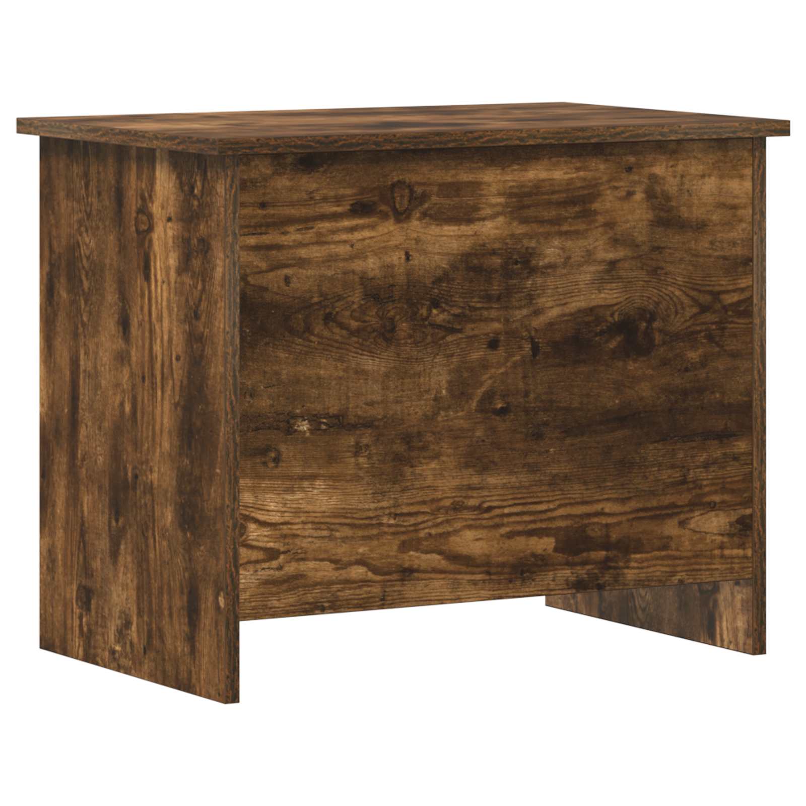 vidaXL Opbergkist met opslag Wit 40 x 40 x 50 cm Bewerkt hout