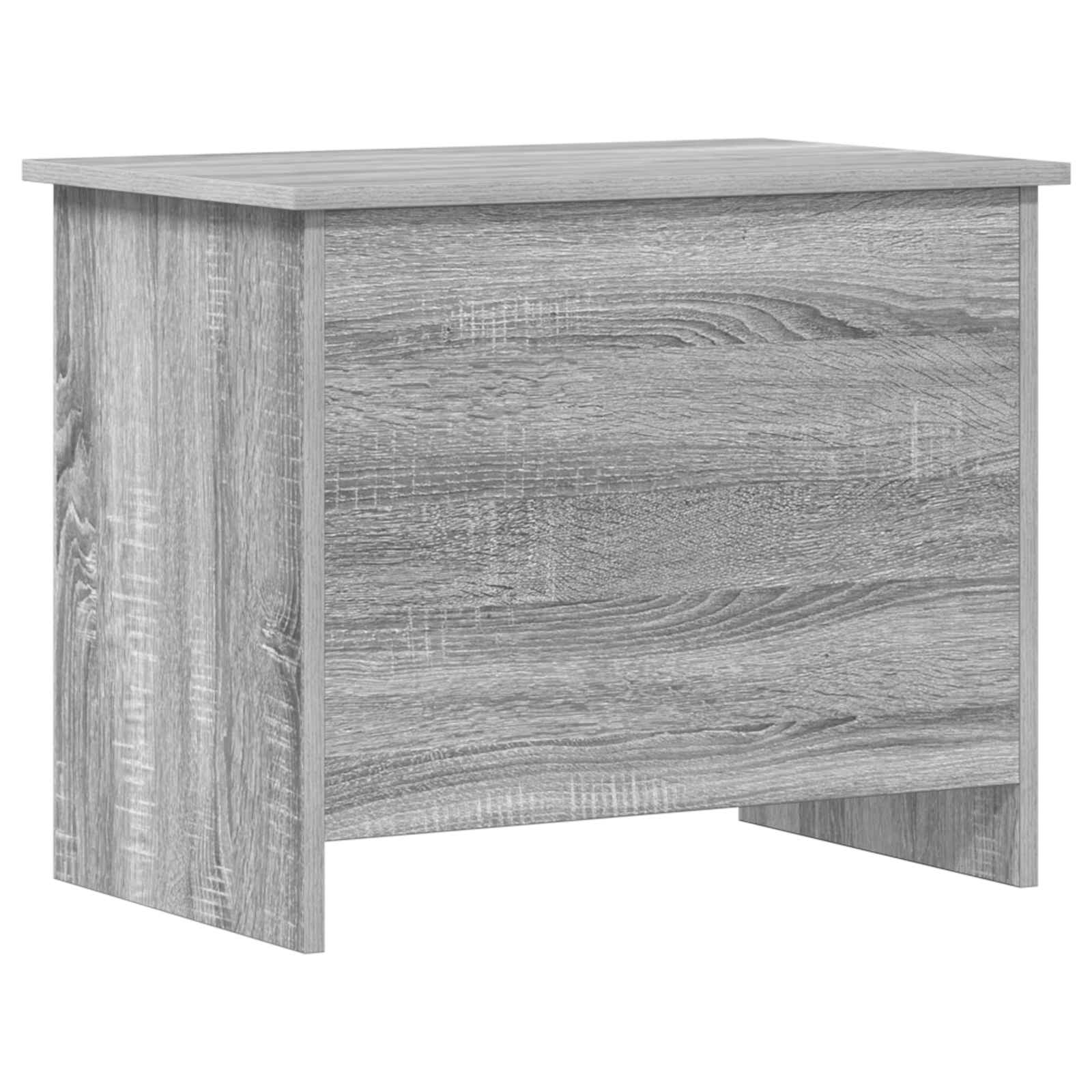 vidaXL Opbergkist met opslag Wit 40 x 40 x 50 cm Bewerkt hout