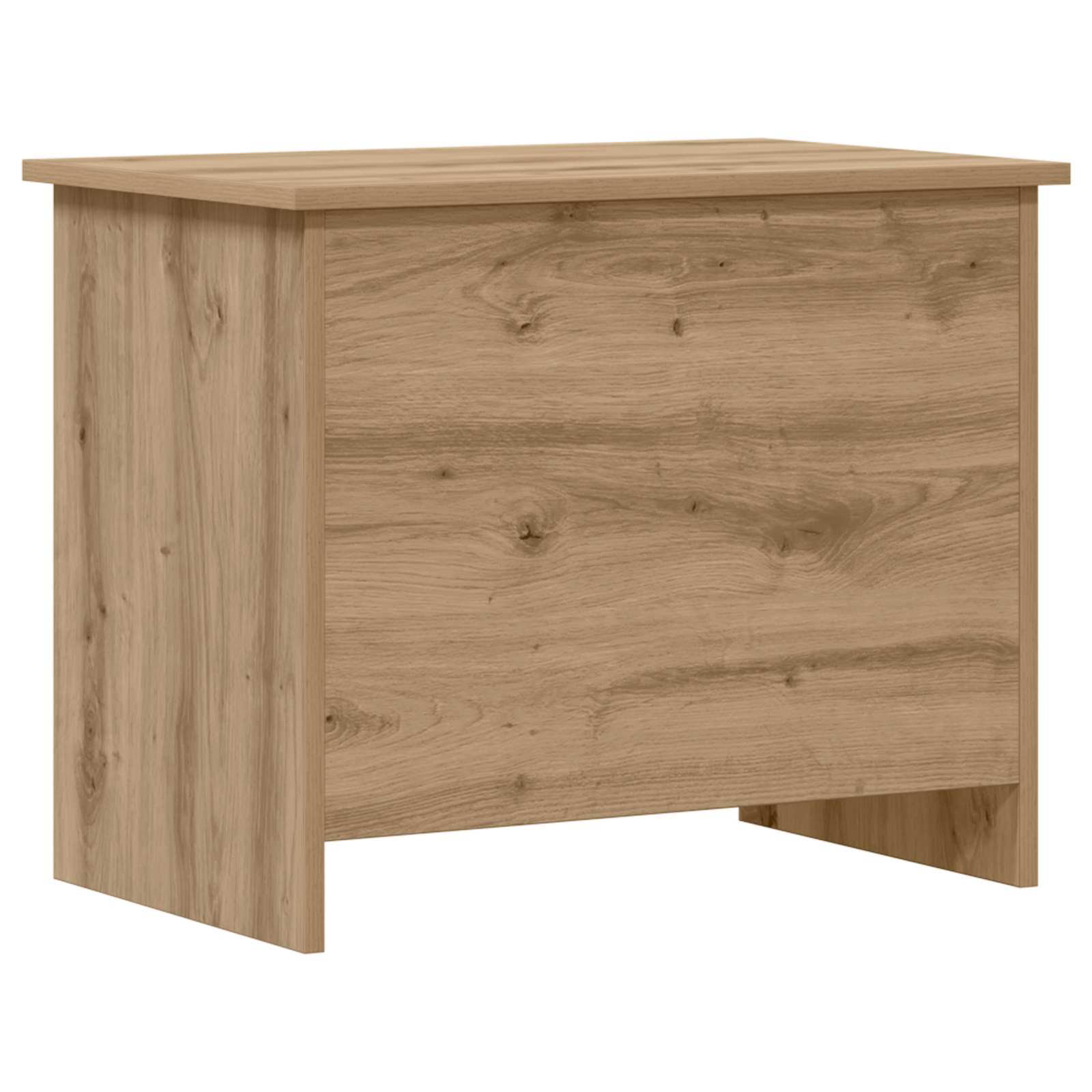 vidaXL Opbergkist met opslag Wit 40 x 40 x 50 cm Bewerkt hout