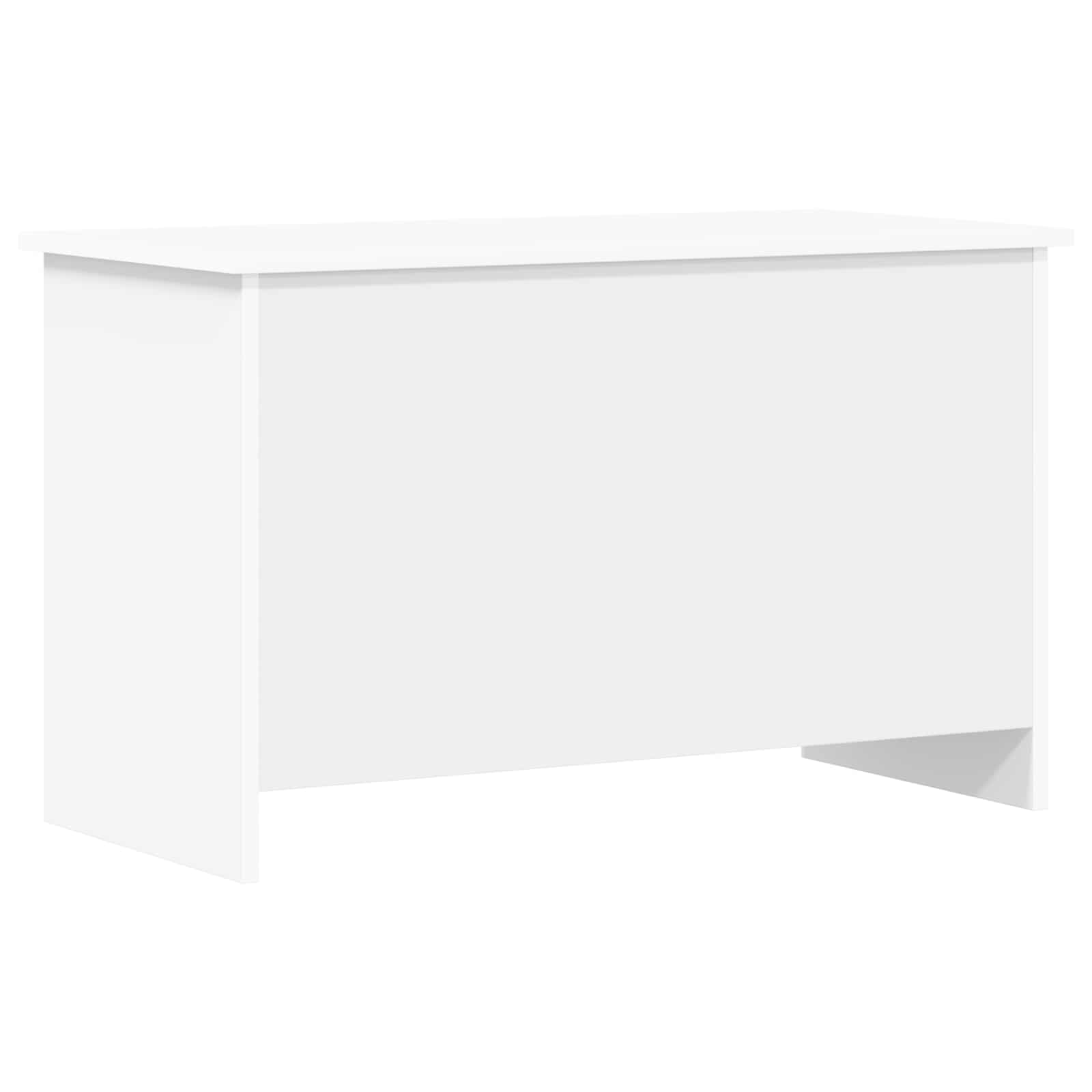 vidaXL Opbergkist met opslag Wit 40 x 40 x 50 cm Bewerkt hout