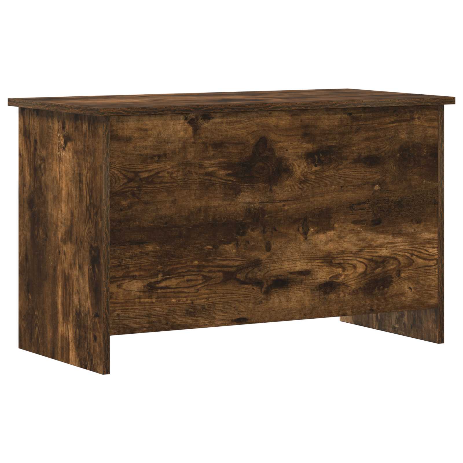 vidaXL Opbergkist met opslag Wit 40 x 40 x 50 cm Bewerkt hout
