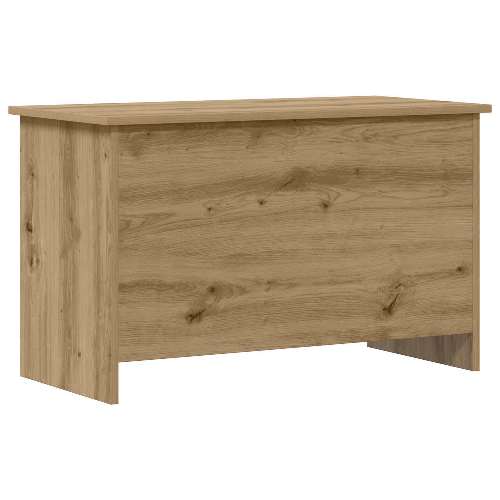 vidaXL Opbergkist met opslag Wit 40 x 40 x 50 cm Bewerkt hout