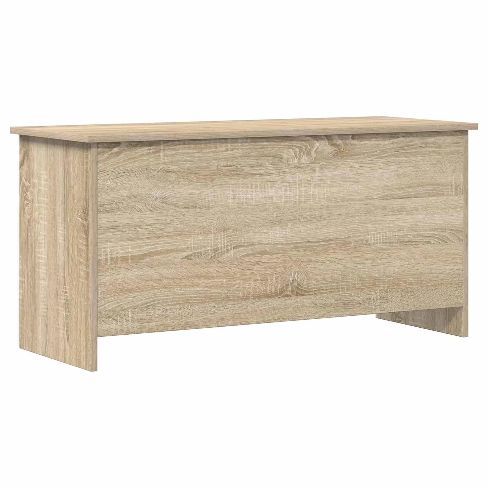 vidaXL Opbergkist met opslag Wit 40 x 40 x 50 cm Bewerkt hout
