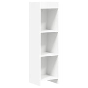 vidaXL Boekenkast Wit 30 x 30 x 111 cm Bewerkt hout
