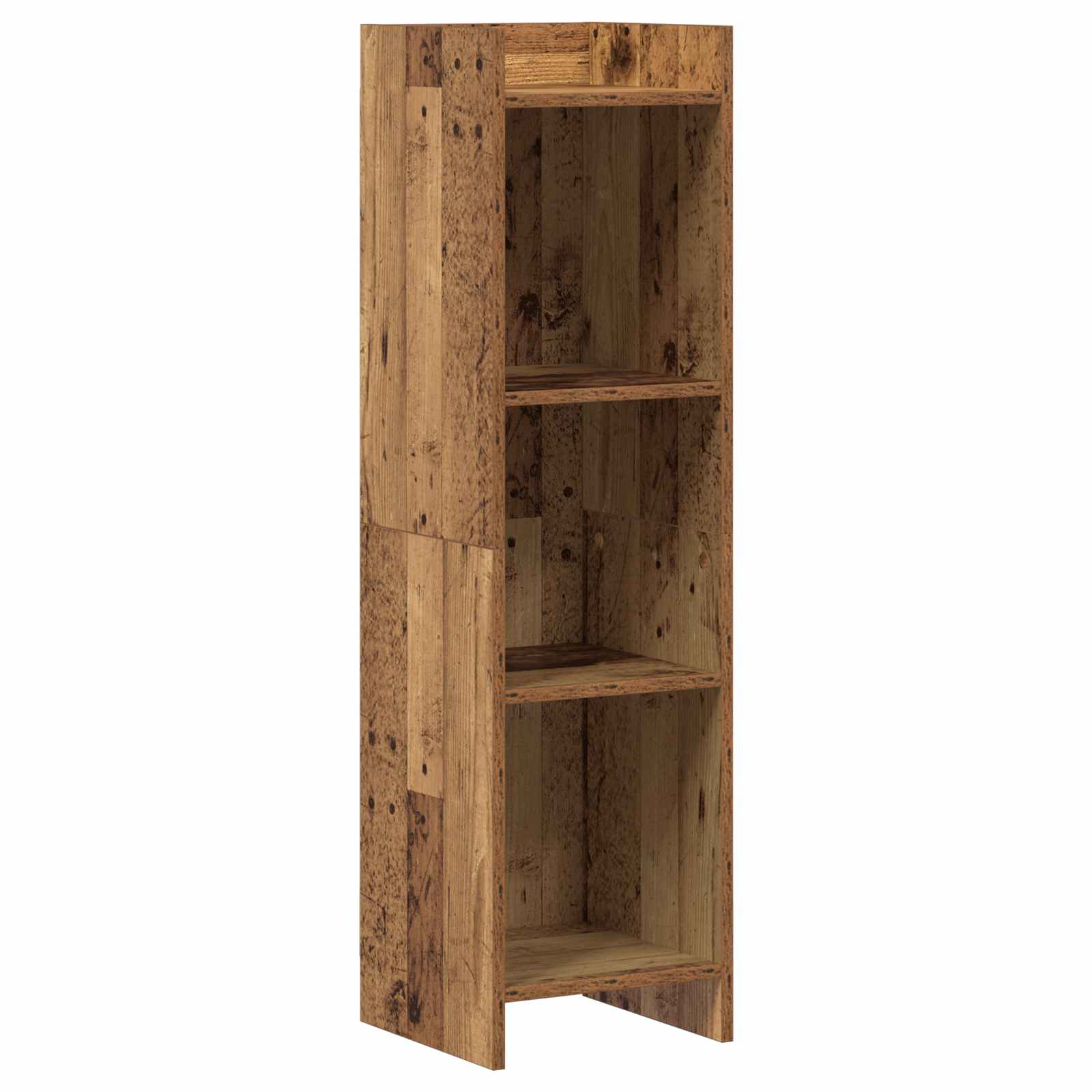 vidaXL Boekenkast Wit 30 x 30 x 111 cm Bewerkt hout