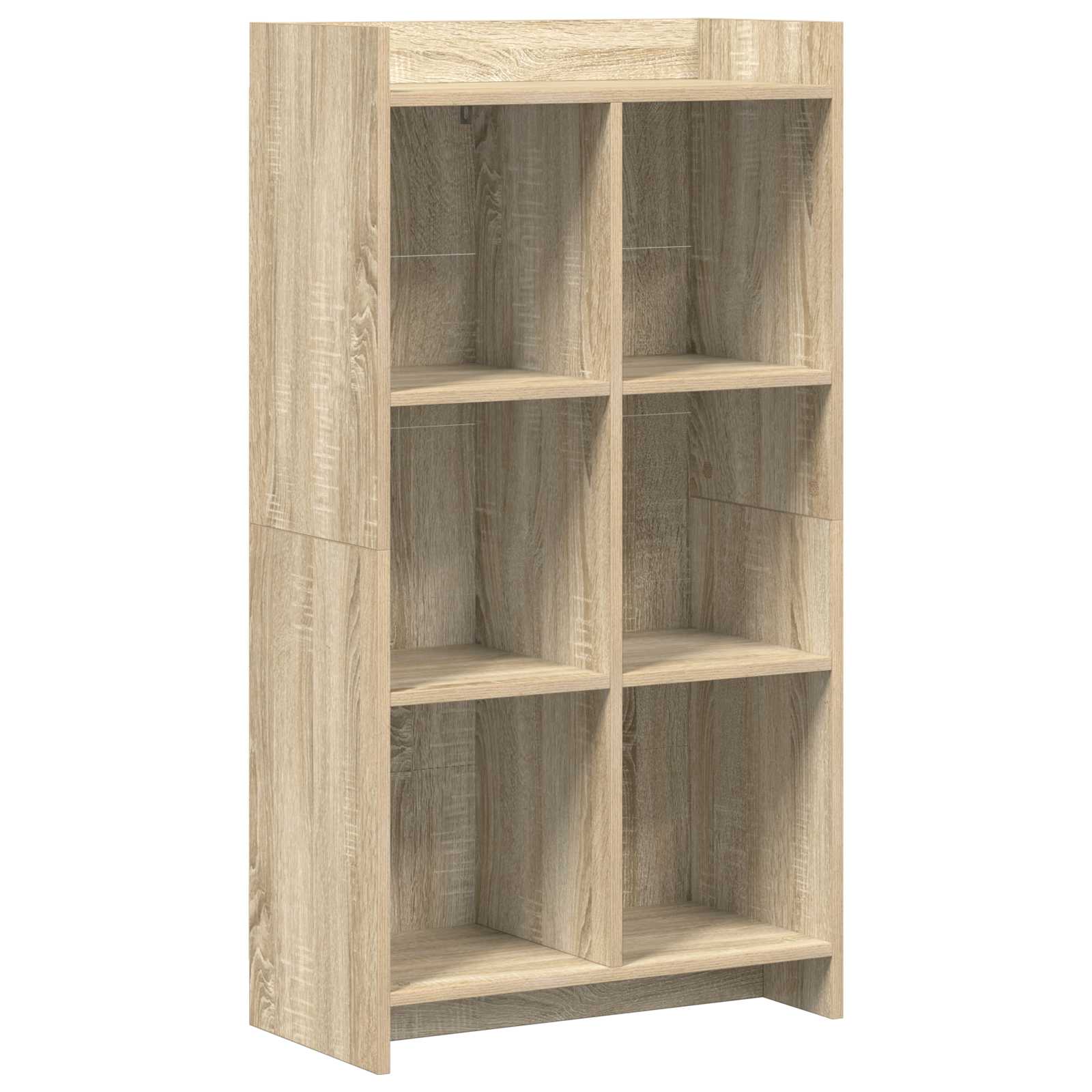 vidaXL Boekenkast Wit 30 x 30 x 111 cm Bewerkt hout