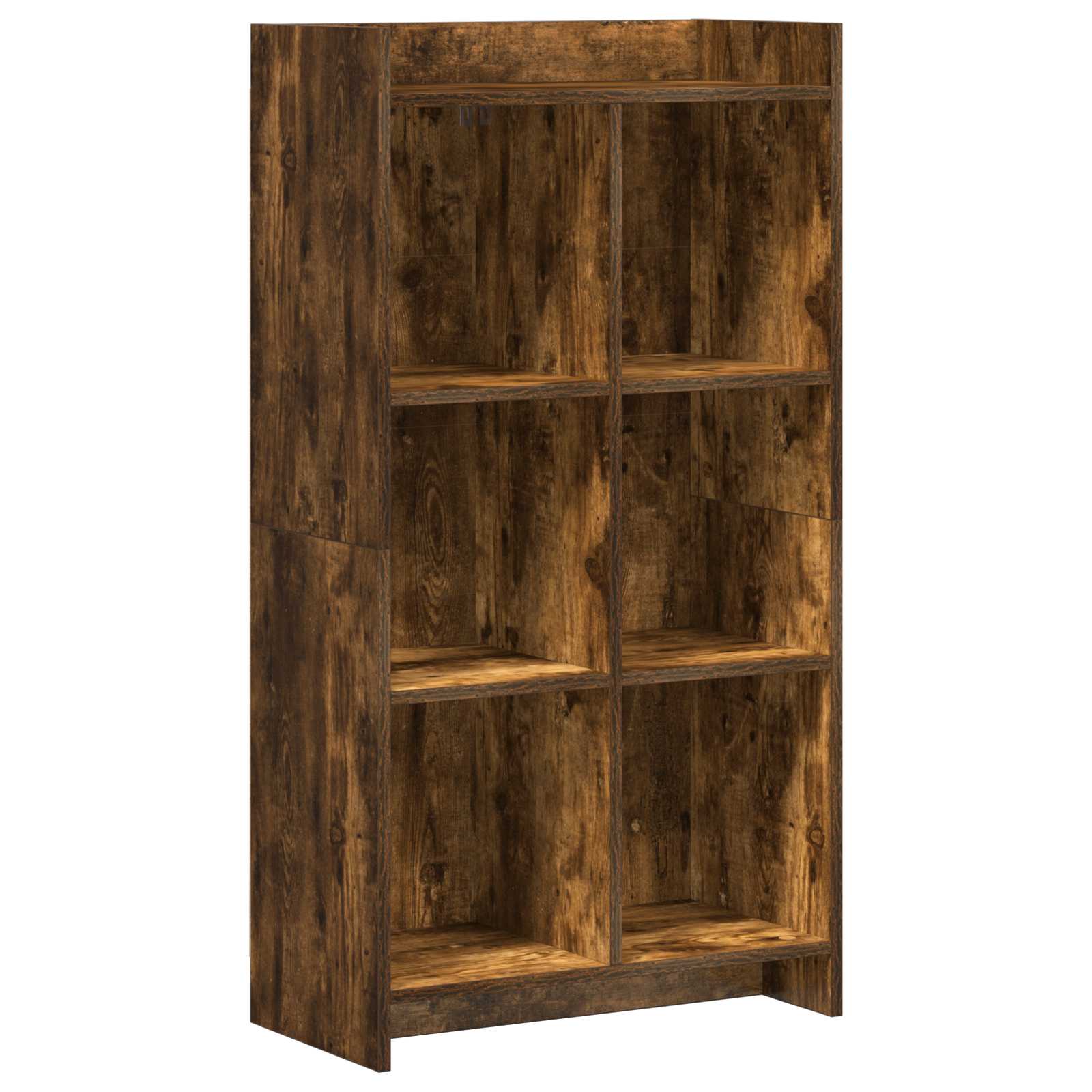 vidaXL Boekenkast Wit 30 x 30 x 111 cm Bewerkt hout