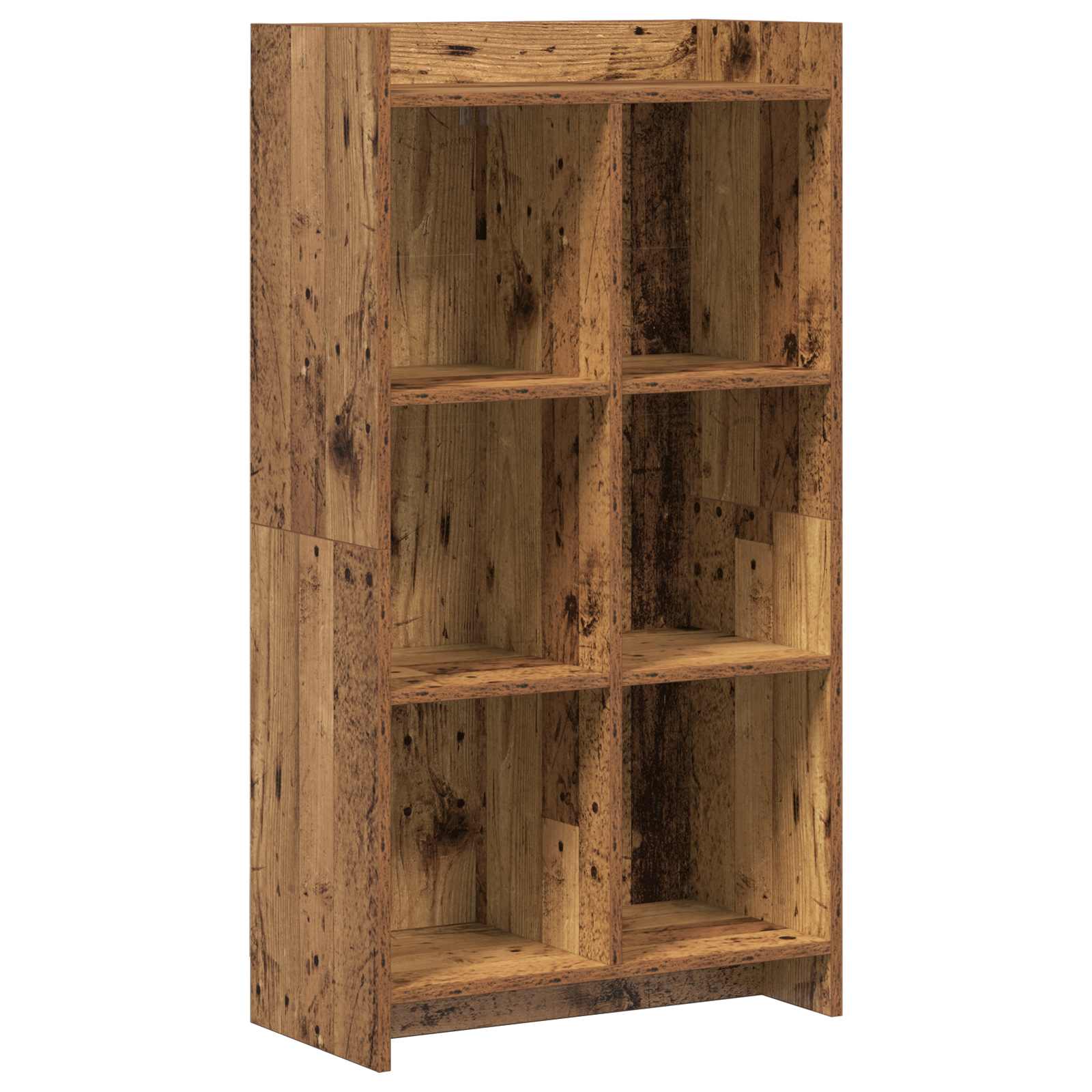 vidaXL Boekenkast Wit 30 x 30 x 111 cm Bewerkt hout