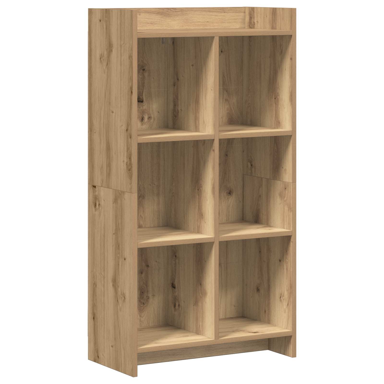 vidaXL Boekenkast Wit 30 x 30 x 111 cm Bewerkt hout