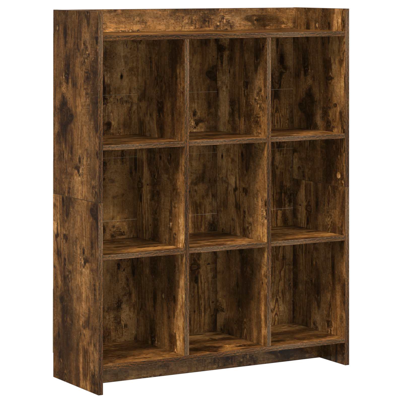 vidaXL Boekenkast Wit 30 x 30 x 111 cm Bewerkt hout
